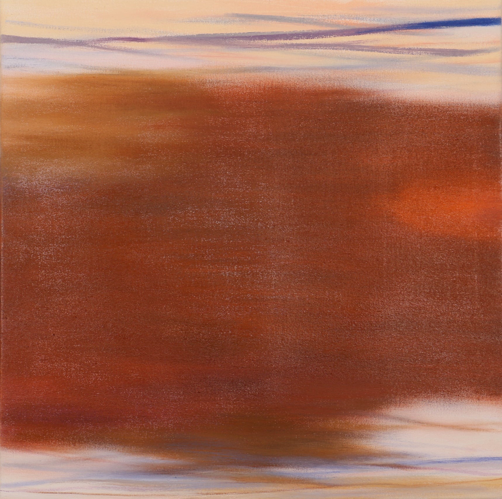 Abstract Oil 'WAVES' oil on canvas Robert Melzmuf