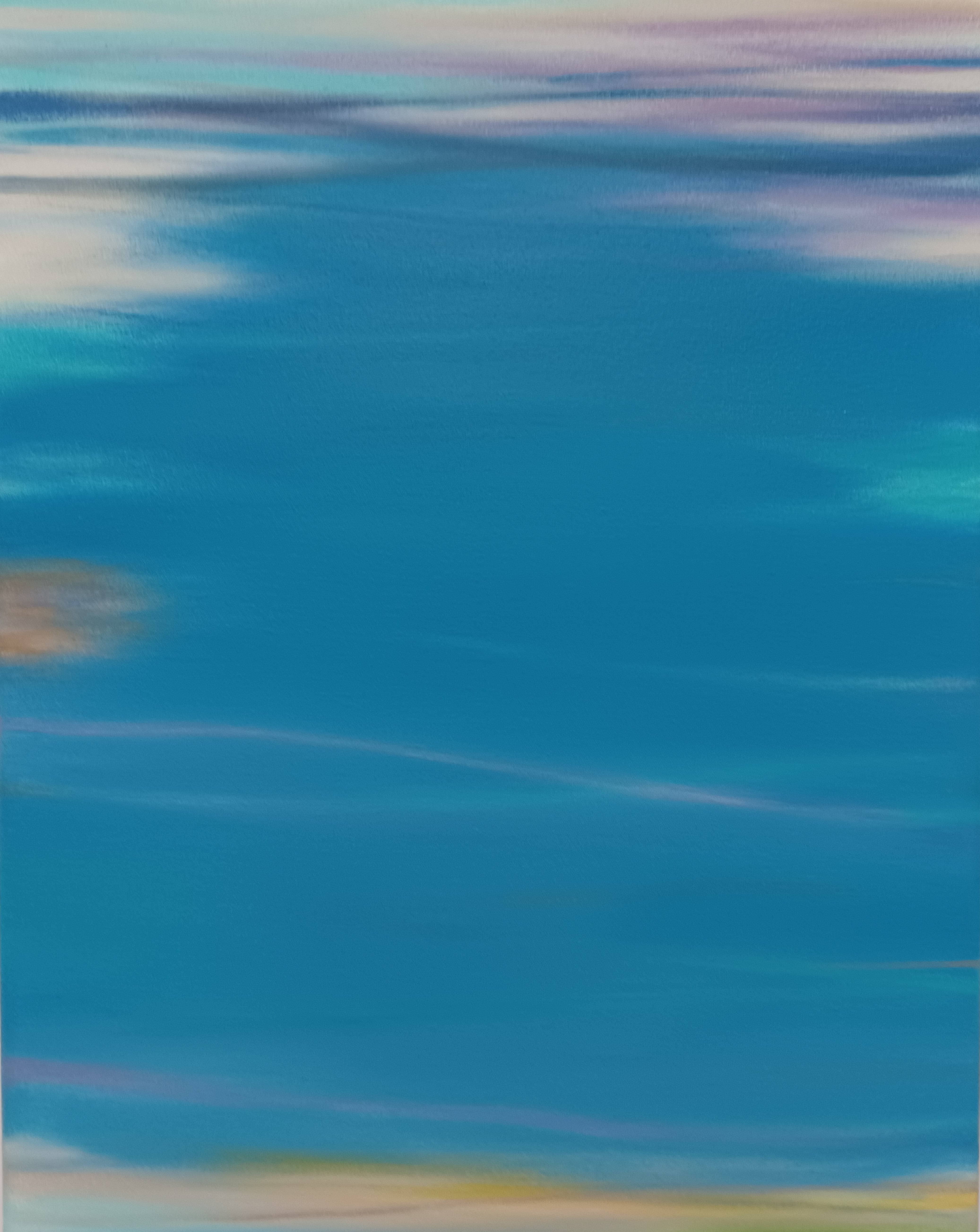 Abstract Oil 'WAVES #84' oil on canvas Robert Melzmuf