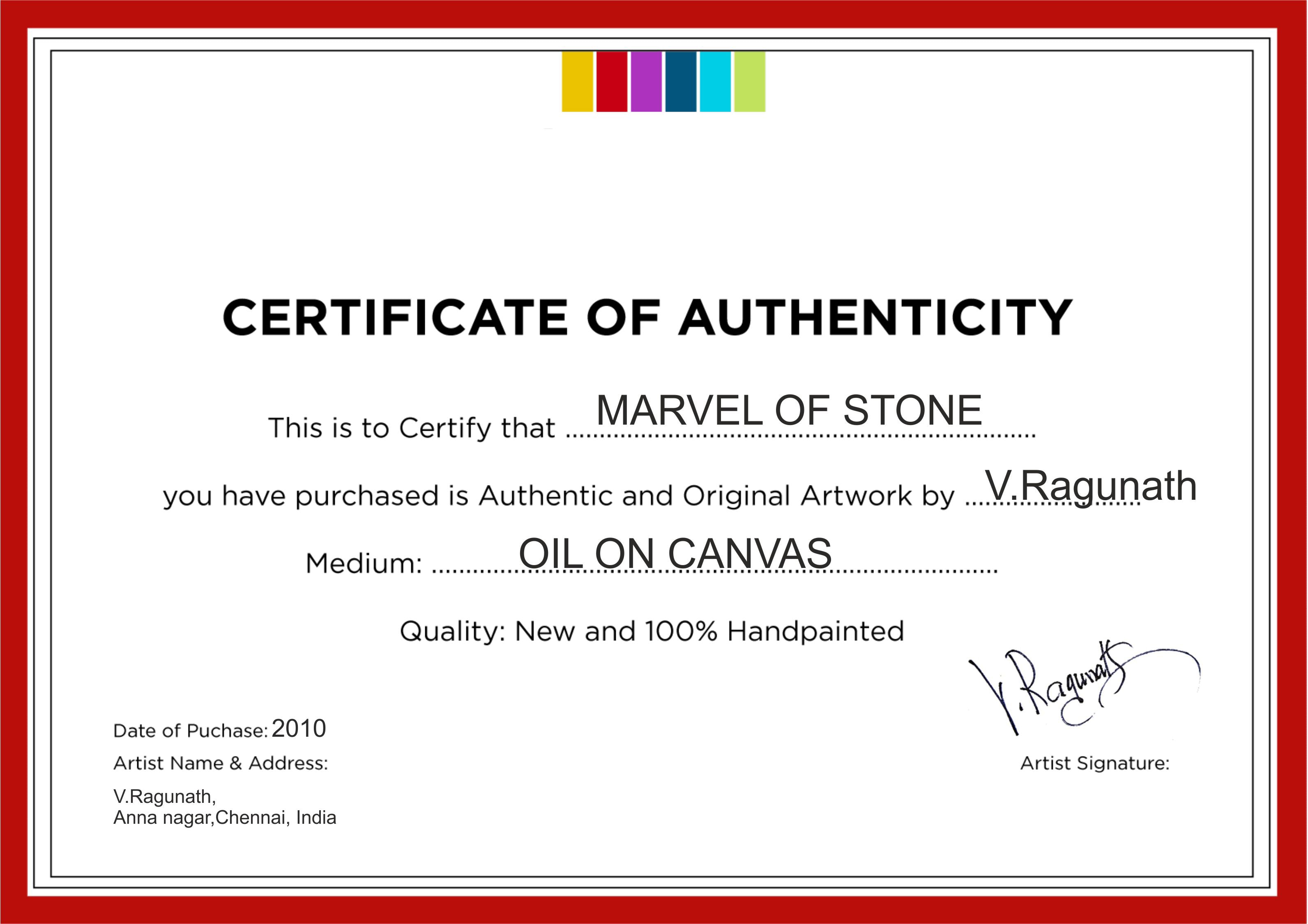 MARVEL OF STONE