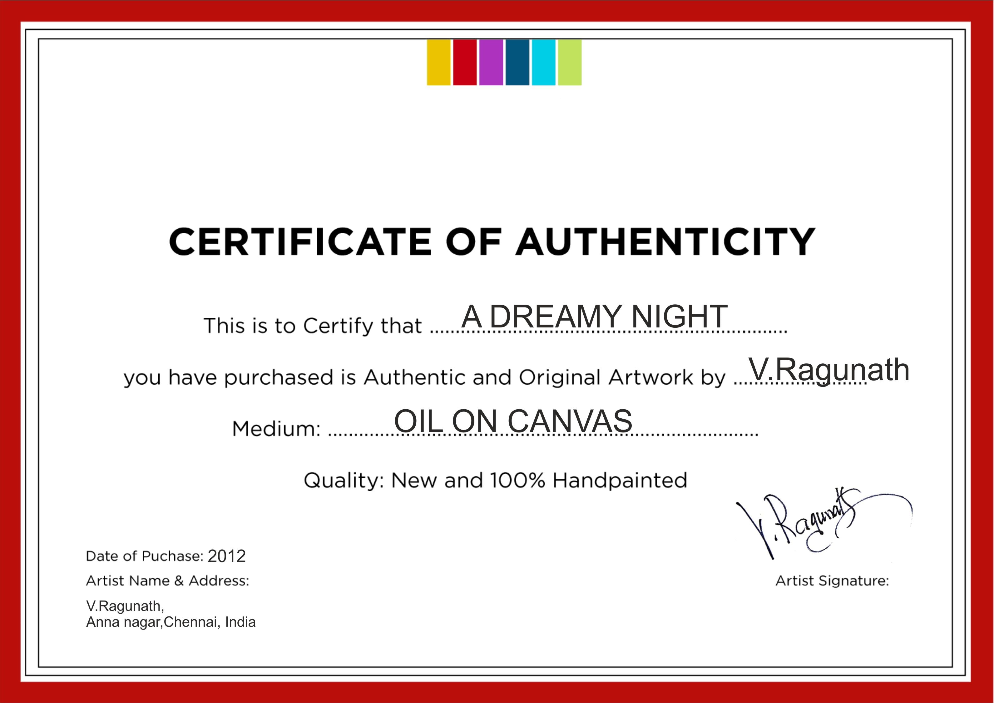 A DREAMY NIGHT
