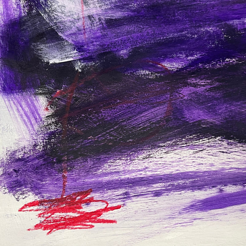 Abstract Mixed Media Painting 'PERPETUAL PURPOSE' - Mixed Media Abstract Art Painting Sam Lewis