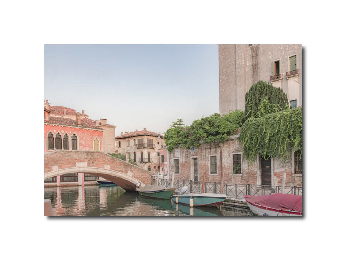 photography Prints 'BOATS ON THE VENETIAN CANAL' Erin Rudzinski