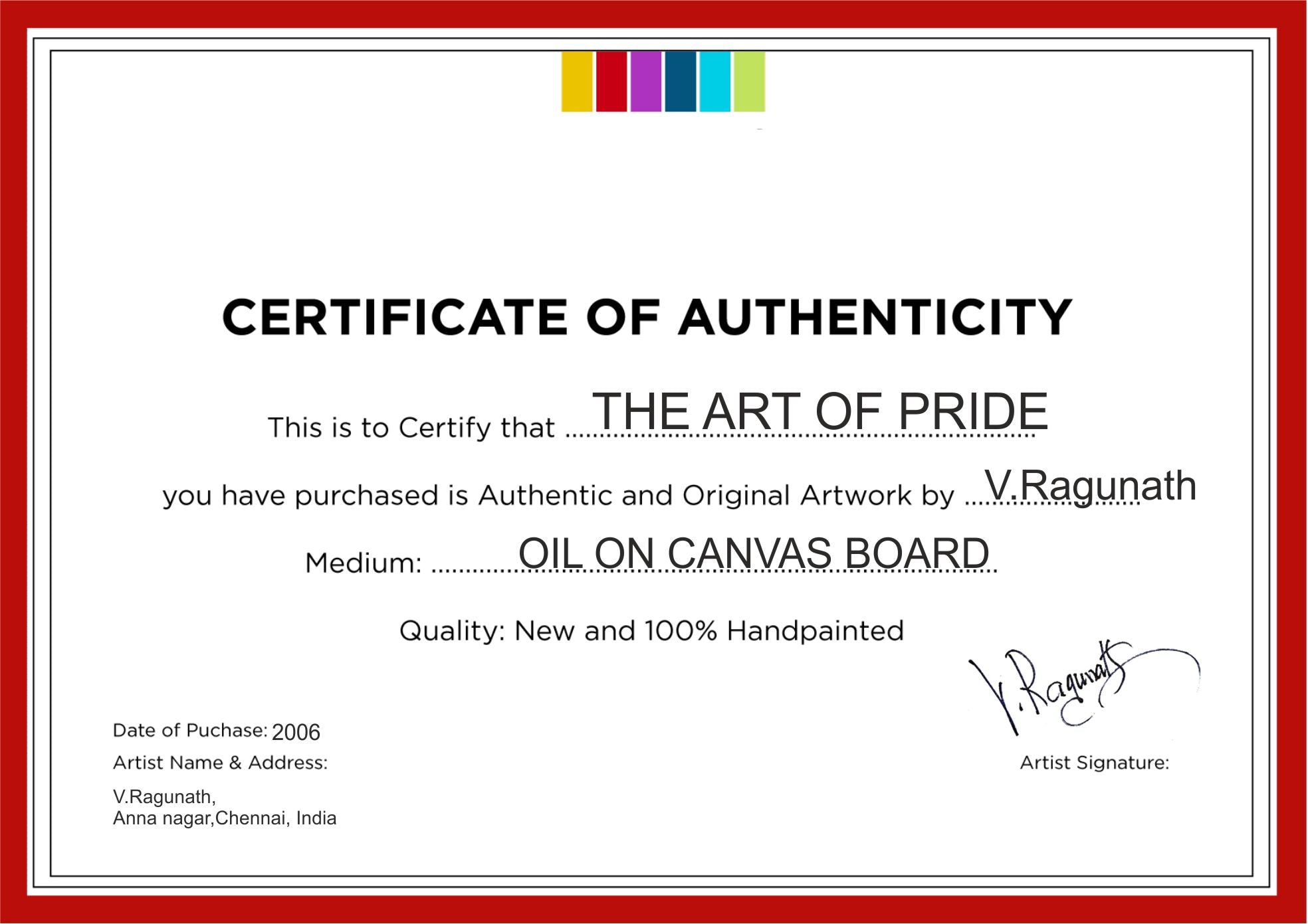 THE ART OF PRIDE