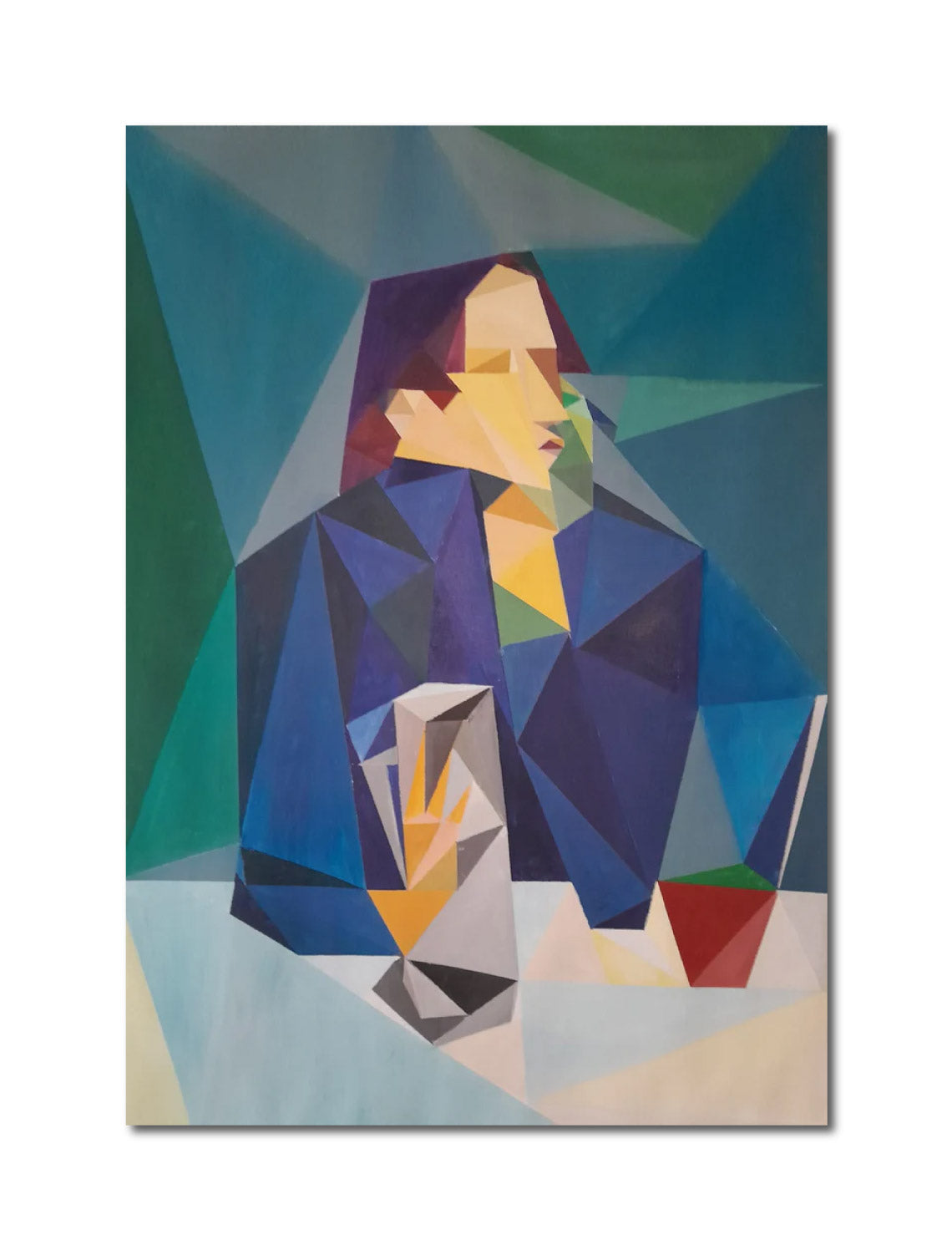 Acrylic Figurative 'EL MATE DE JAIME' Federico Cuadrado