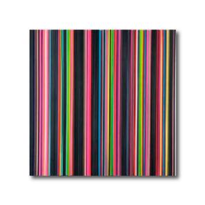 'FASHION STRIPES' - Hand-cut strips of card stock David Dunleavy