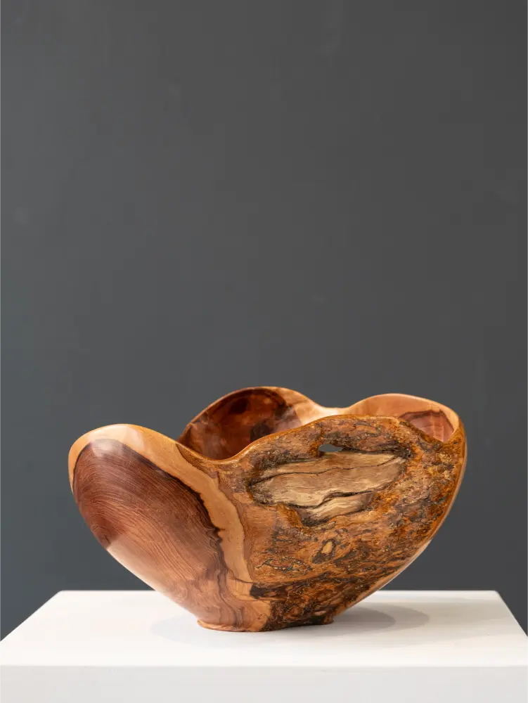 Sculpture wood 'WILD OLIVE WOOD' Rodney Band