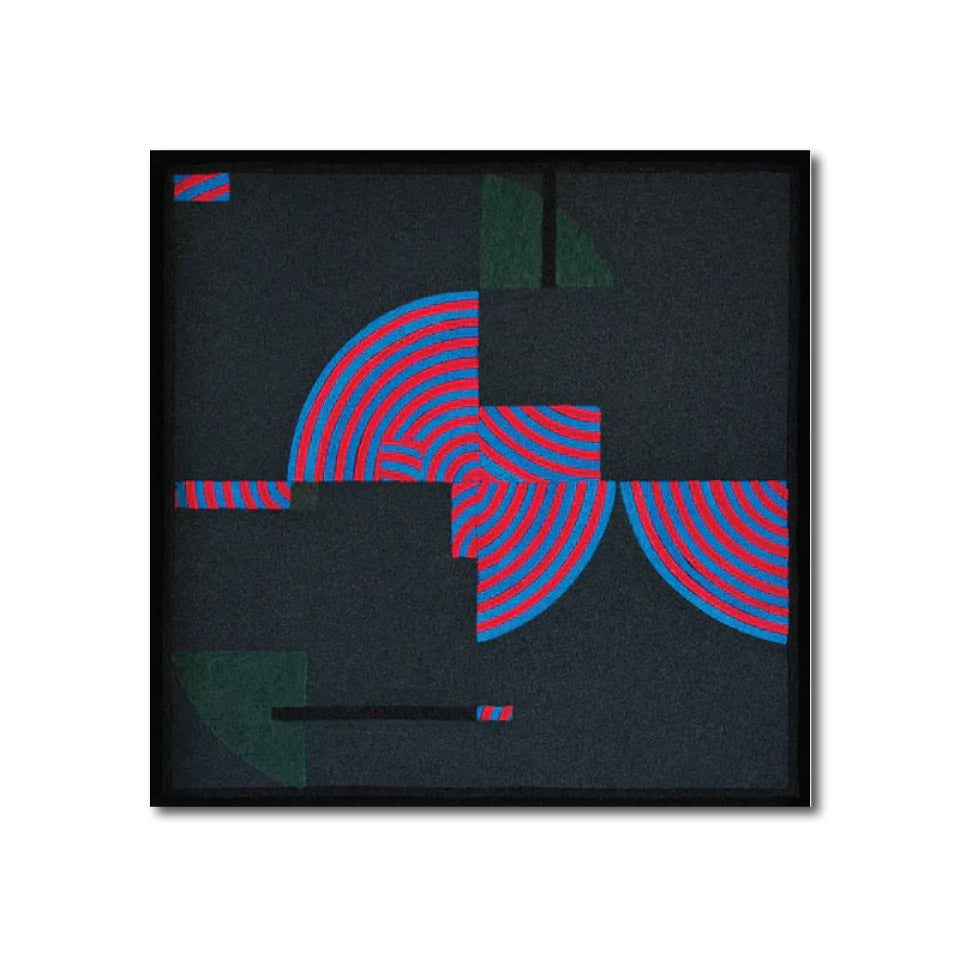 Abstract Geometric 'HYPNOTIC' - Sculpture, Relief Eni Pullumbi