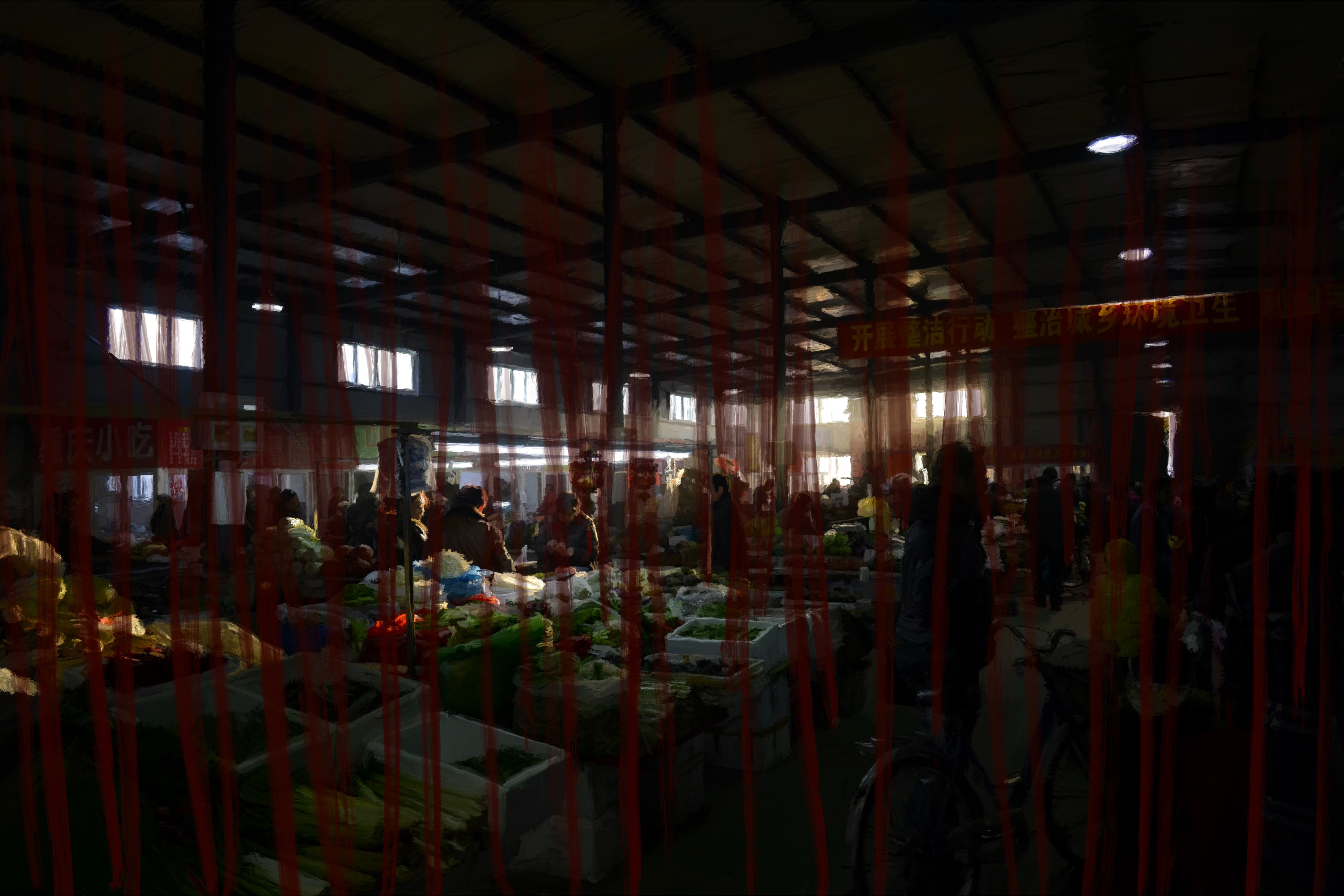 Digital Painting 'RUPTURE AND THE DELICATE THREADS THAT PERSIST.' NO.03 Li Zheng