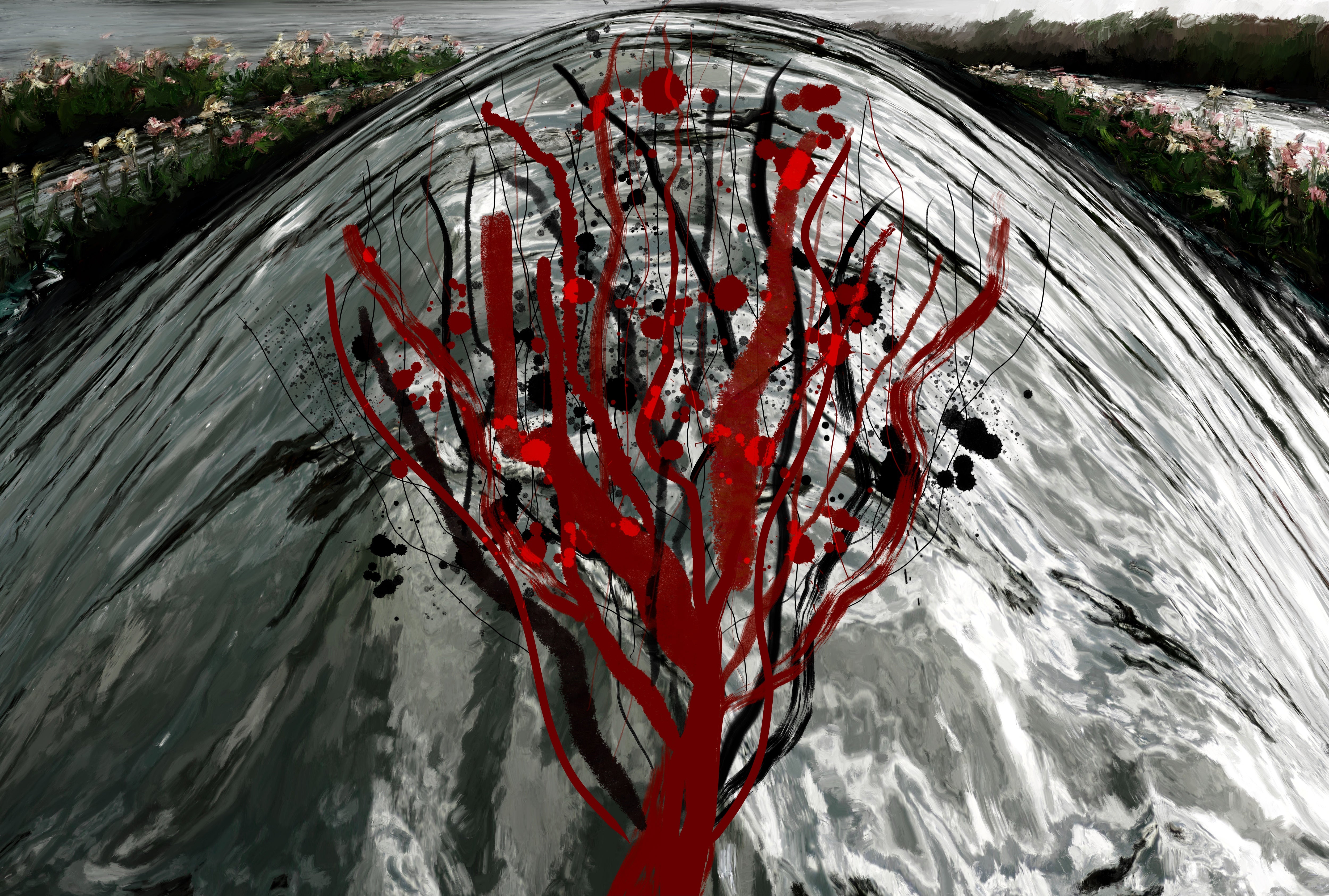 Digital Painting 'THE EVER-CHANGING TIDES OF TIME SHAPE THE VAST EXPANSE.' NO.05 Li Zheng