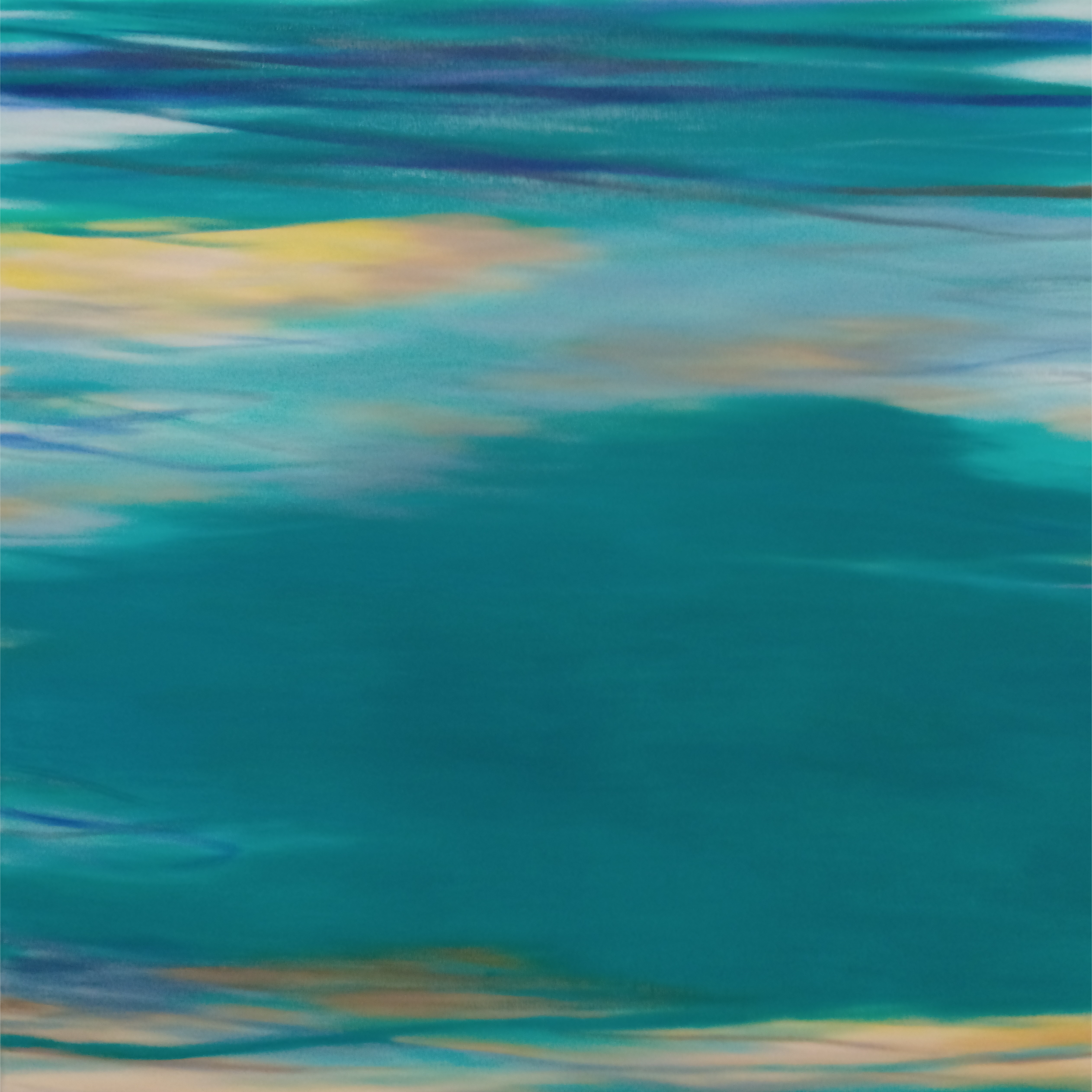 Abstract Oil 'WAVES #83' oil on canvas Robert Melzmuf