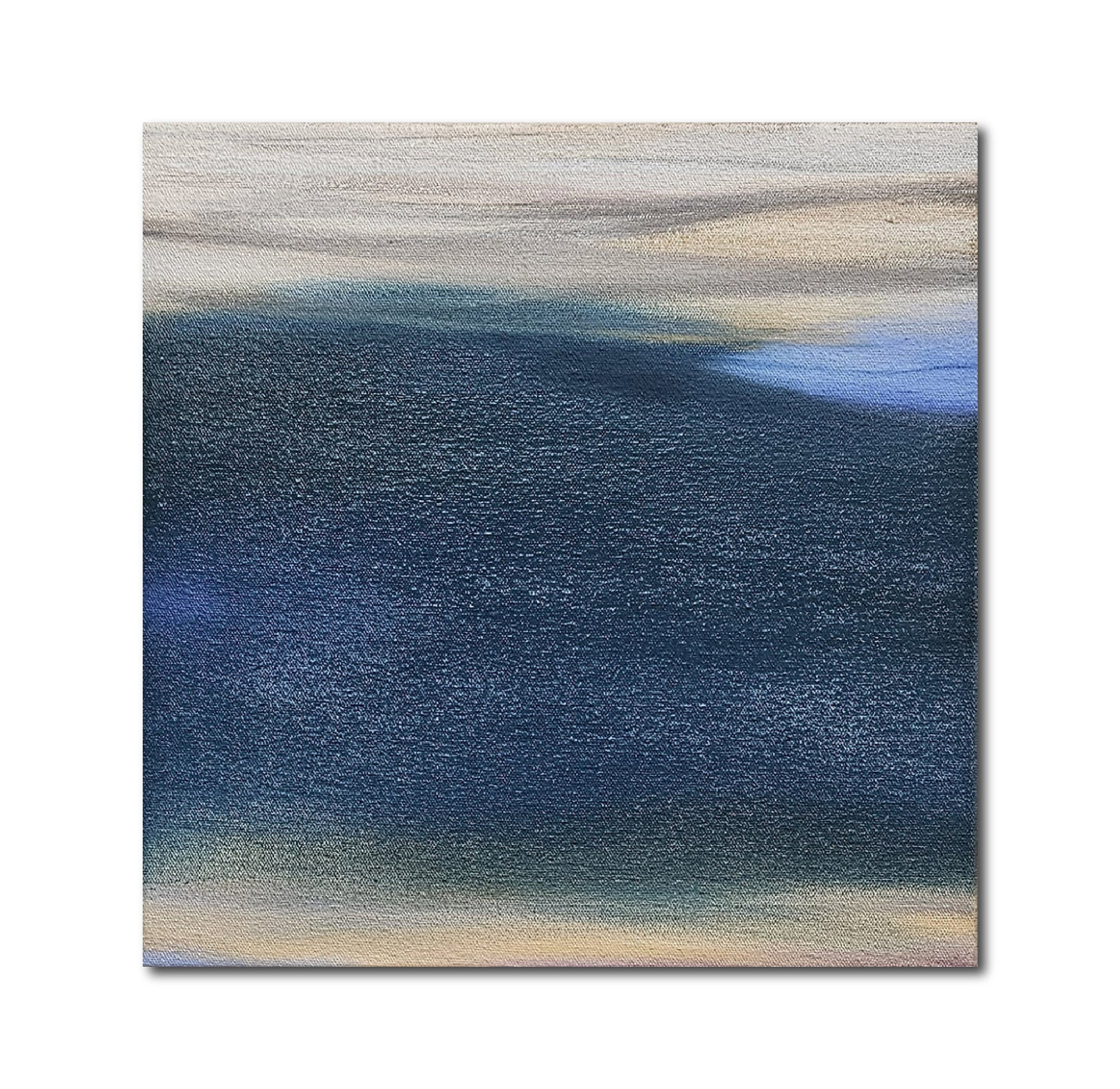 Abstract Oil 'WAVES' oil on canvas Robert Melzmuf