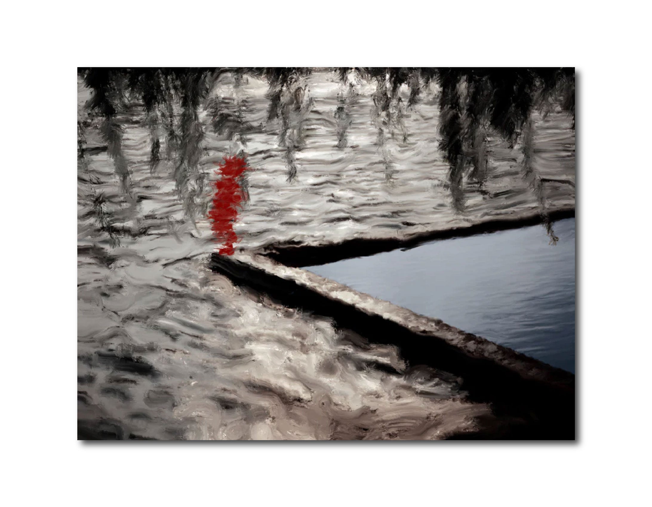 Digital Painting 'THE EVER-CHANGING TIDES OF TIME SHAPE THE VAST EXPANSE.' NO.03 Li Zheng