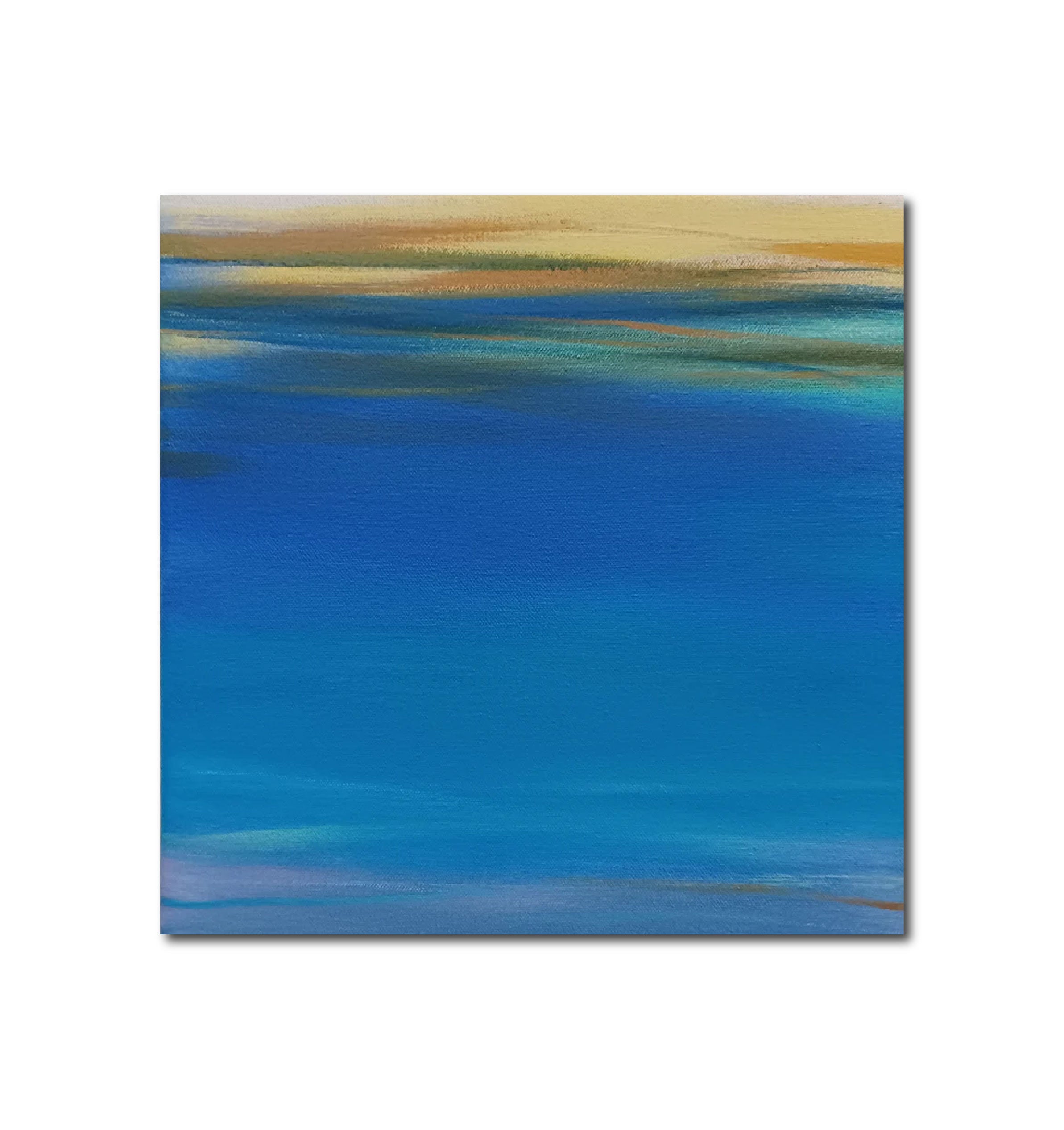 Abstract Oil 'WAVES' oil on canvas Robert Melzmuf