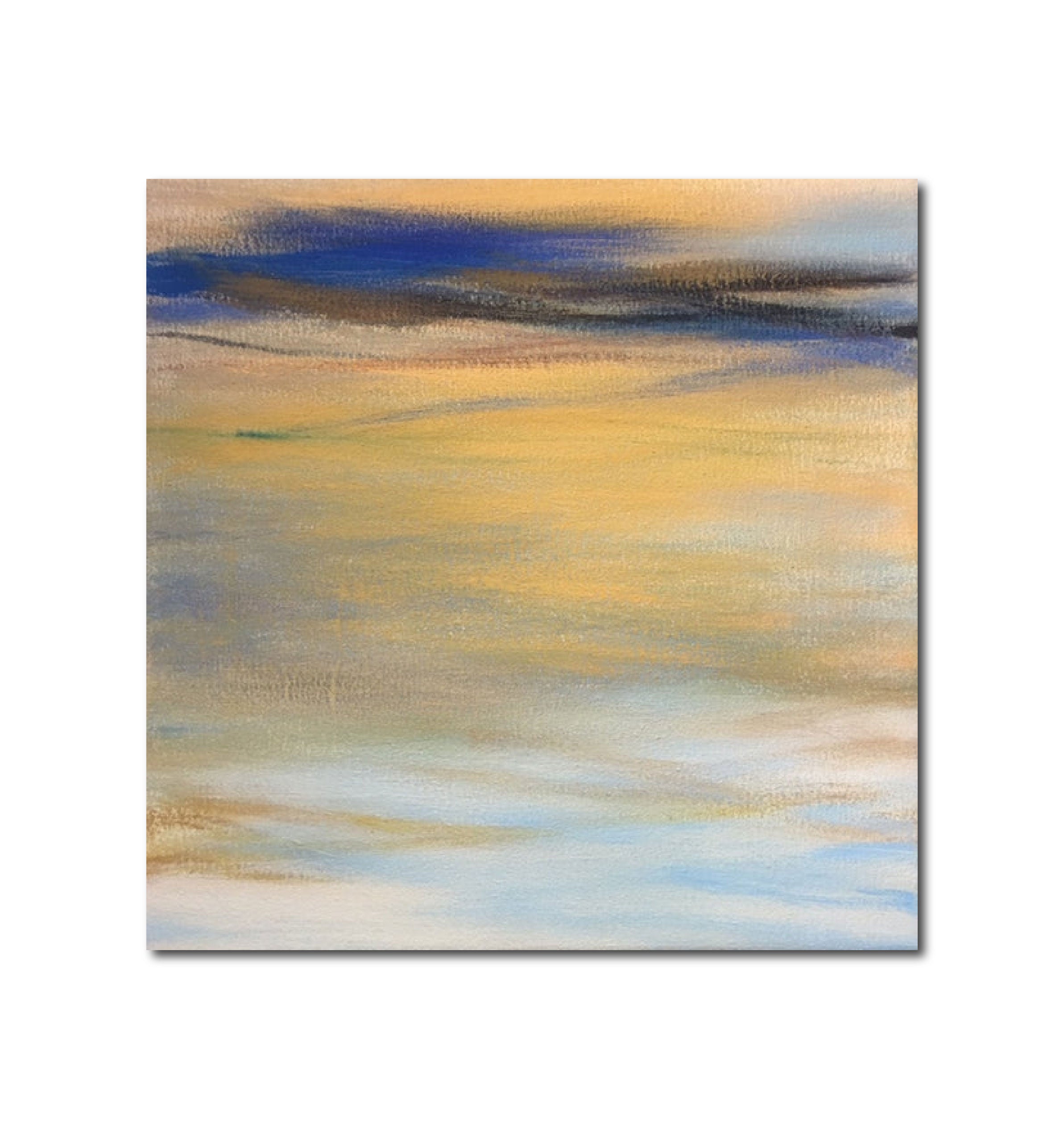 Abstract Oil 'WAVES' oil on canvas Robert Melzmuf