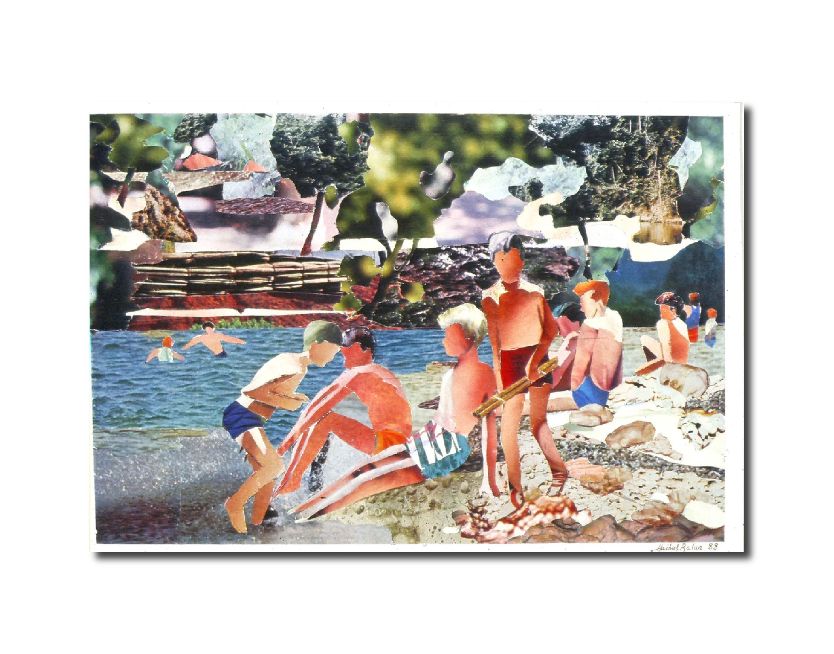 'SWIMMERS AT THE RIVER'