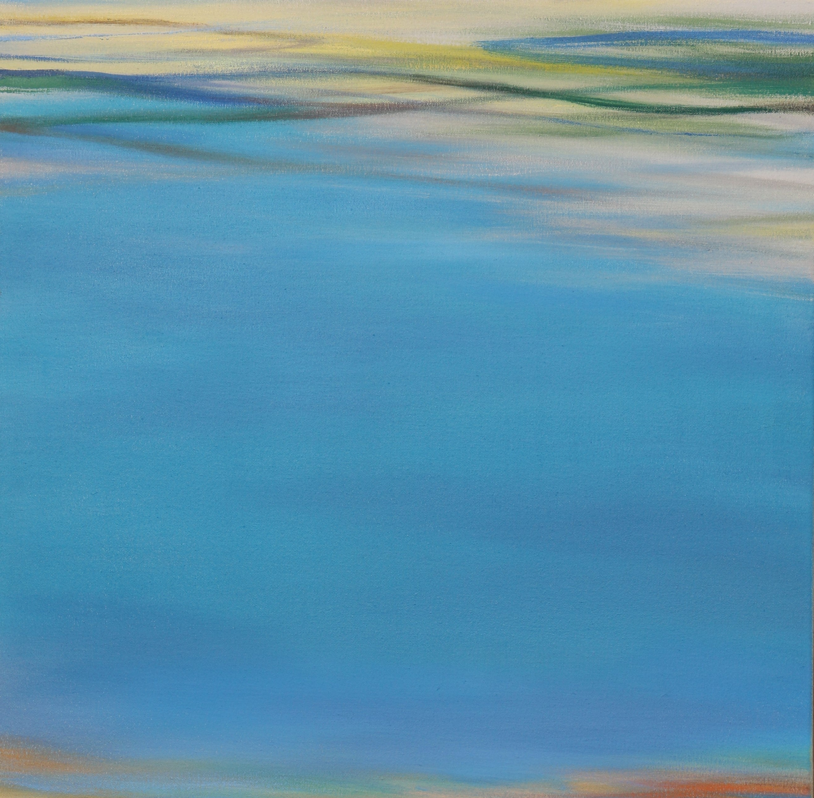 Abstract Oil 'WAVES' oil on canvas Robert Melzmuf