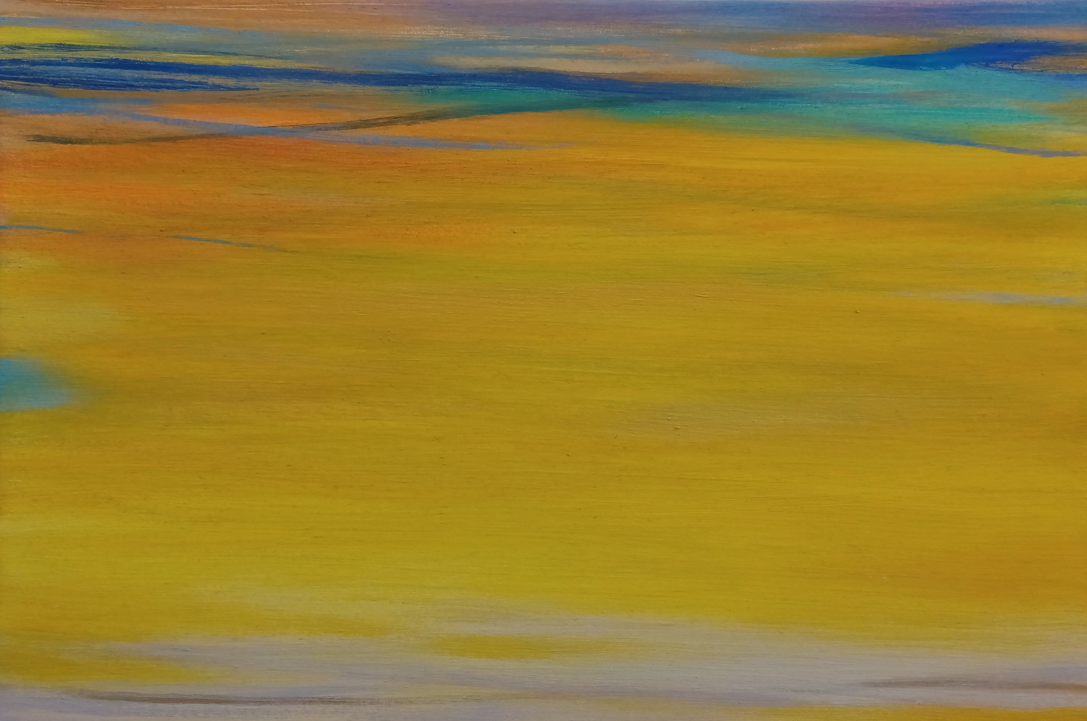 Abstract Oil 'WAVES' Oil on Canvas Robert Melzmuf