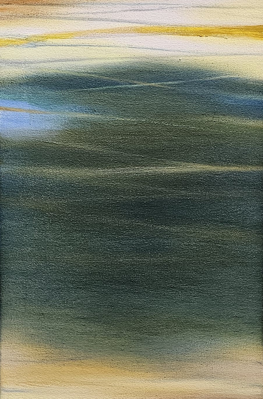 Abstract Oil 'WAVES' Oil on Canvas Robert Melzmuf