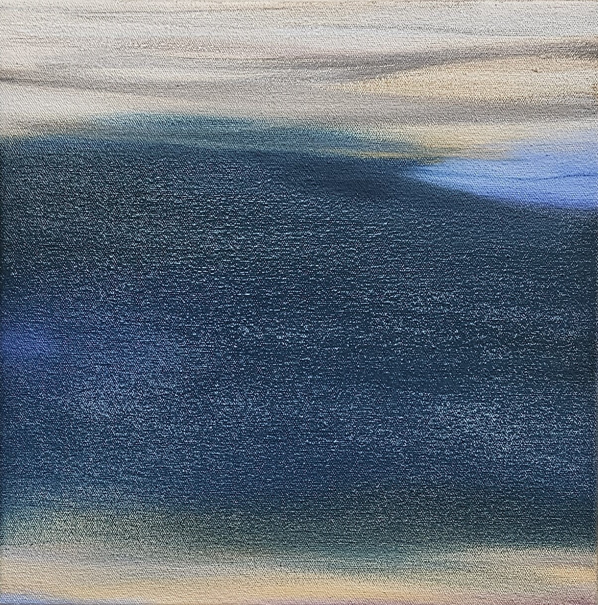 Abstract Oil 'WAVES' oil on canvas Robert Melzmuf