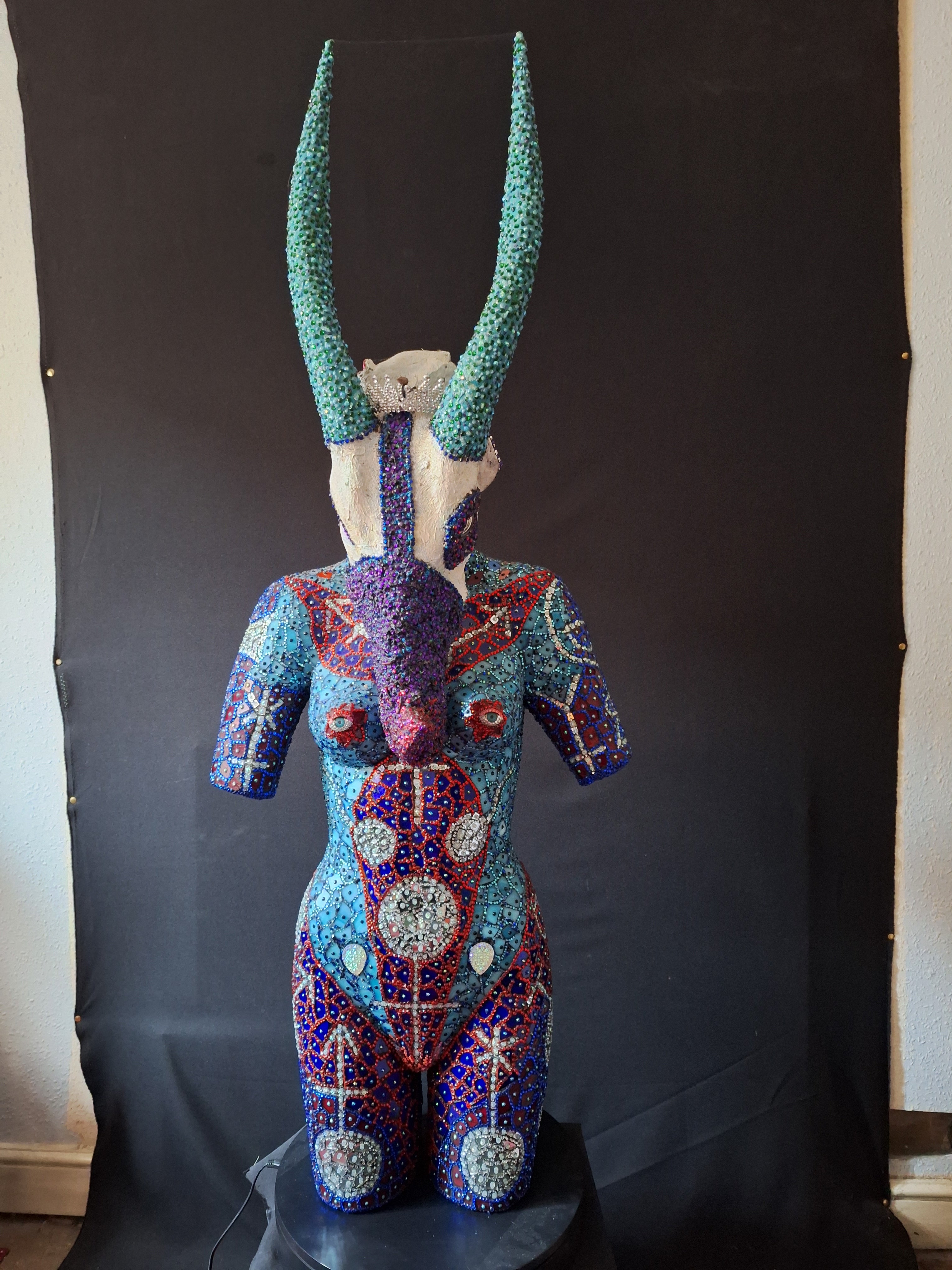 Mixed Media Sculpture 'GODDESS OF LOVE' Andru Fijalkowski