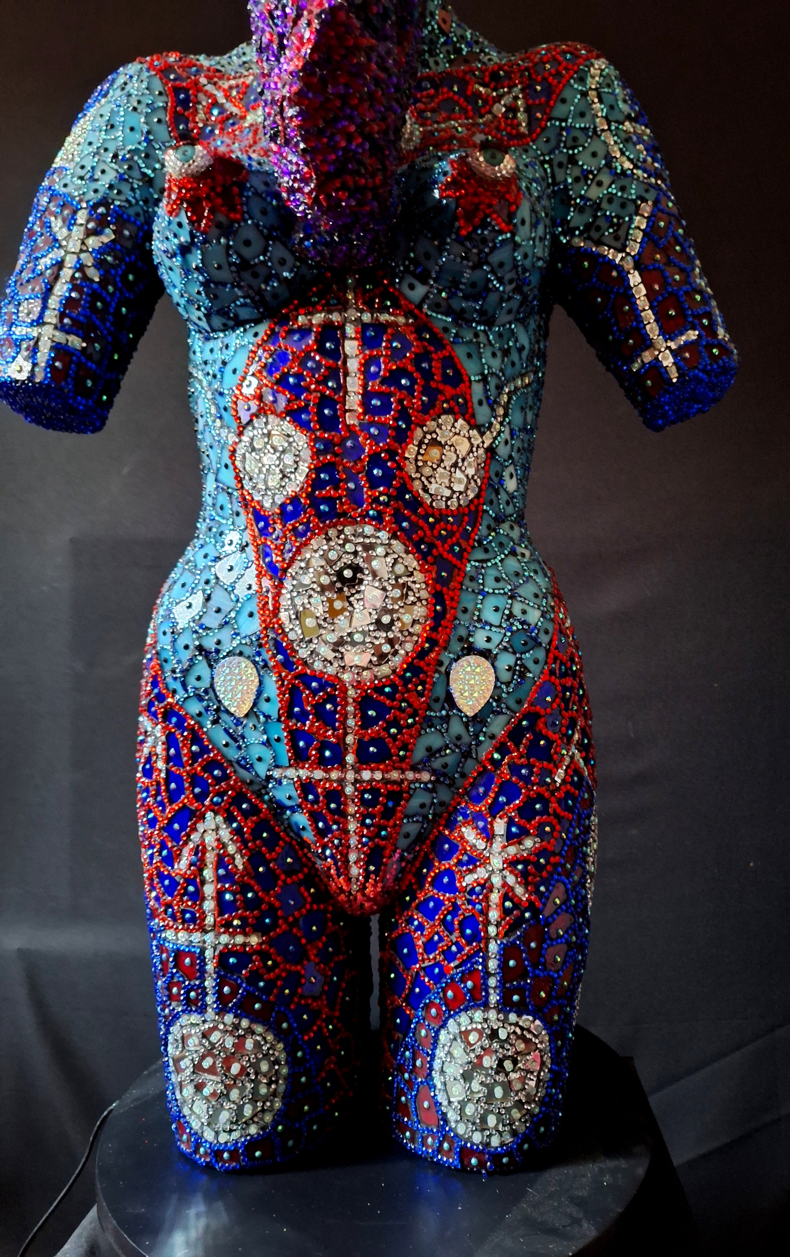 Mixed Media Sculpture 'GODDESS OF LOVE' Andru Fijalkowski