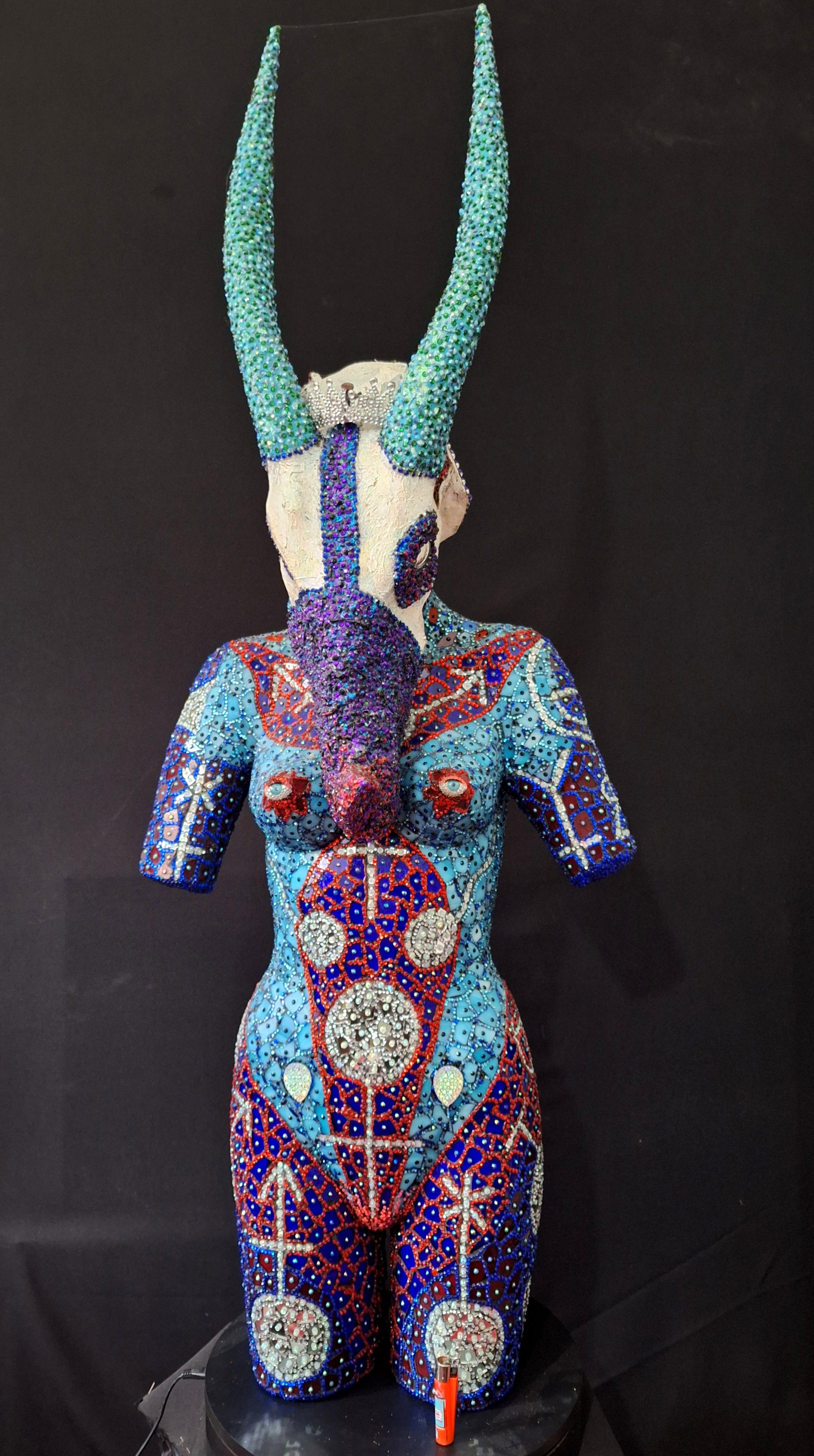 Mixed Media Sculpture 'GODDESS OF LOVE' Andru Fijalkowski