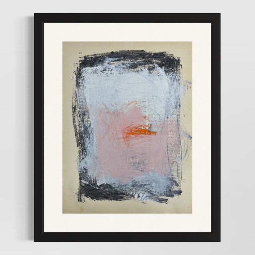 Abstract Mixed Media Painting 'WANDERLUST SERIES #12' - Original Mixed Media Abstract Art Painting Sam Lewis