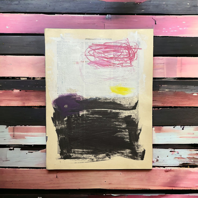Abstract 'WANDERLUST SERIES #29' - Mixed Media Abstract Sam Lewis