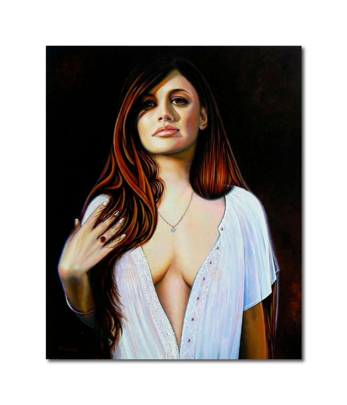 'AILES ÉLUES' - Acrylic on Komacel Panel Aldéhy