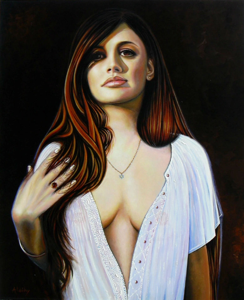 'AILES ÉLUES' - Acrylic on Komacel Panel Aldéhy