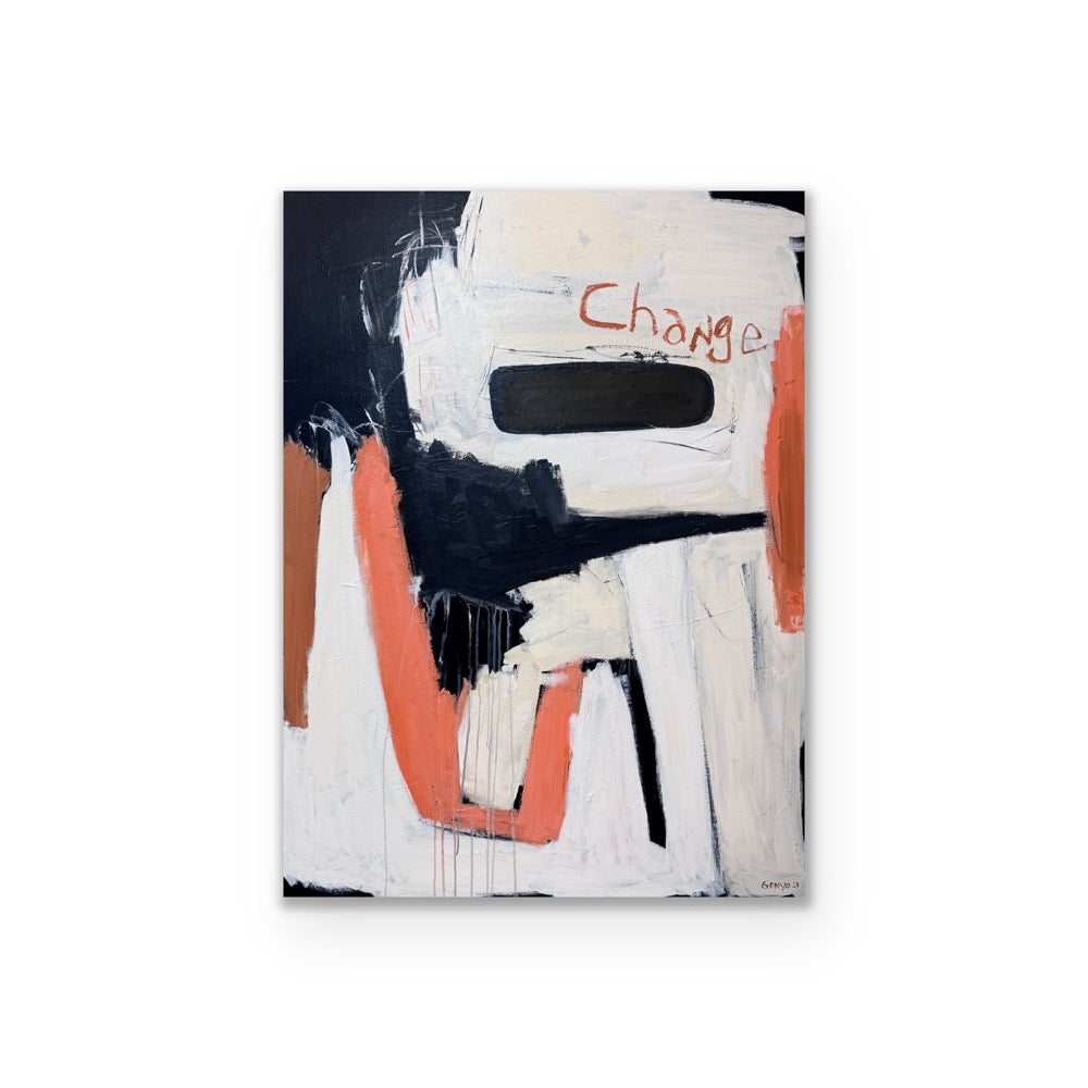 Acrylic 'CHANGE | DESIGNER' Megan Gonyo