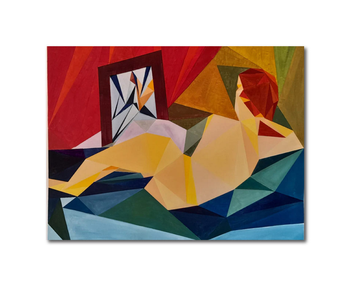 Acrylic Figurative 'EL ESPEJO DE LA VENUS' Federico Cuadrado
