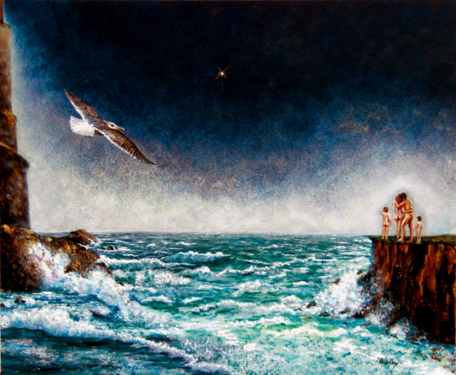 'L'INFINI' - Acrylic on Wood Aldéhy