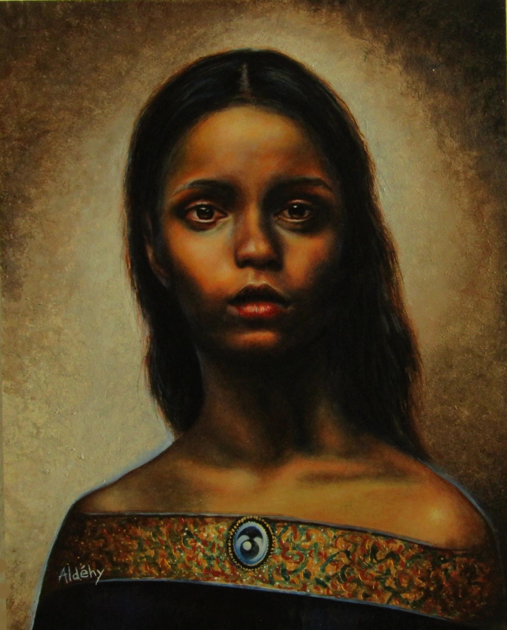 'L'ÉCLOSION' - Acrylic on Komacel Panel Aldéhy