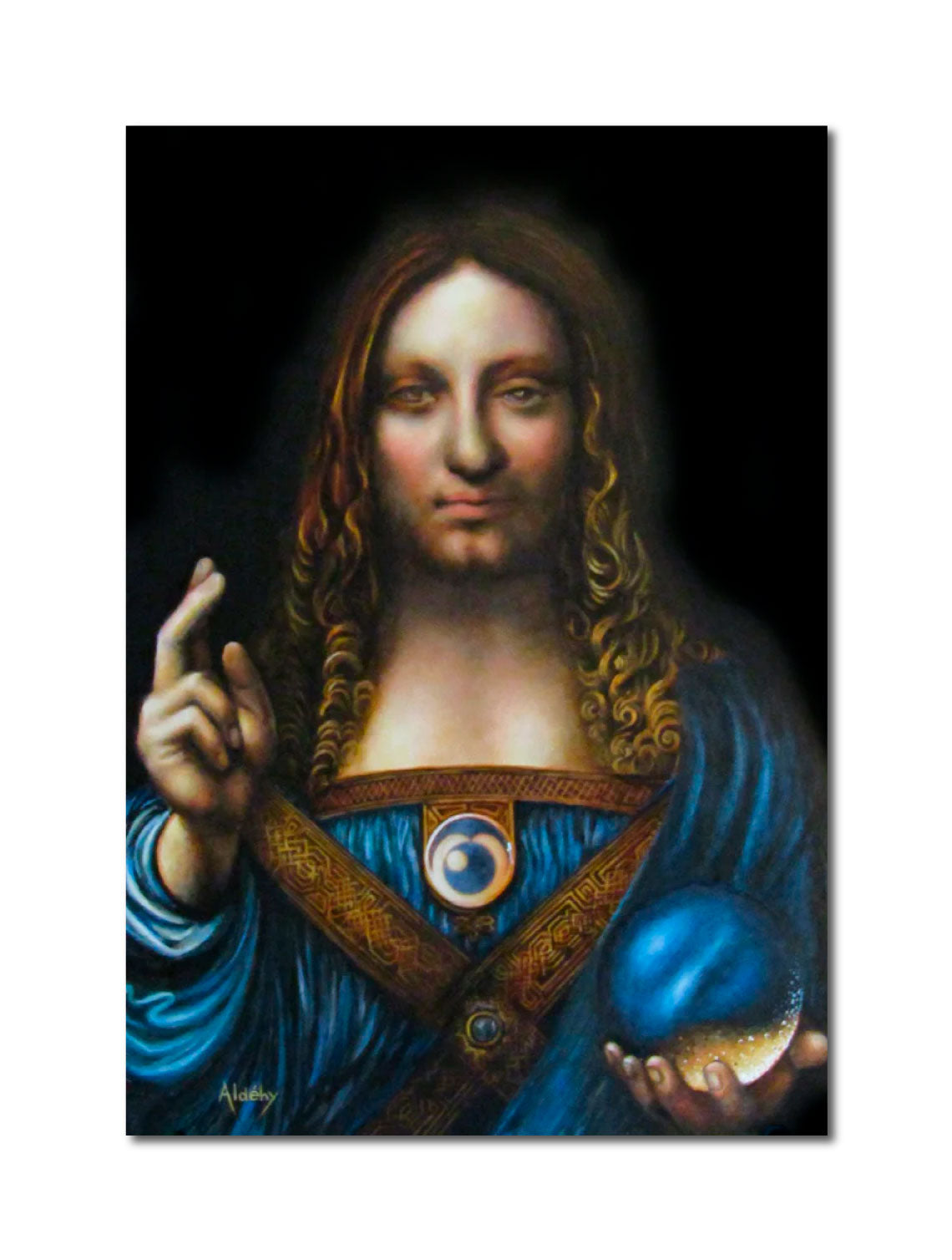 Acrylic 'LA GRANDE QUESTION' - Acrylic on Synthetic Board Aldéhy