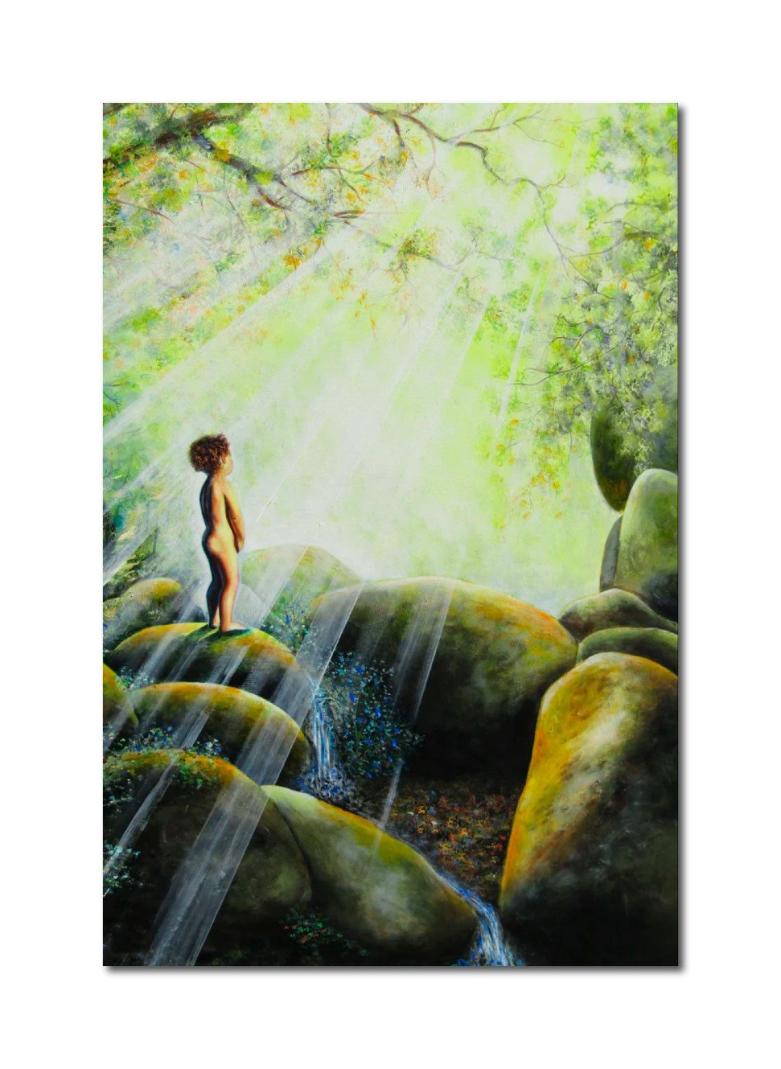 'L'ÉCLAT DU CIEL' - Acrylic on Wood Aldéhy