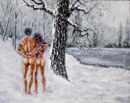 'OISEAUX DES FROIDS' - Acrylic on Wood Aldéhy