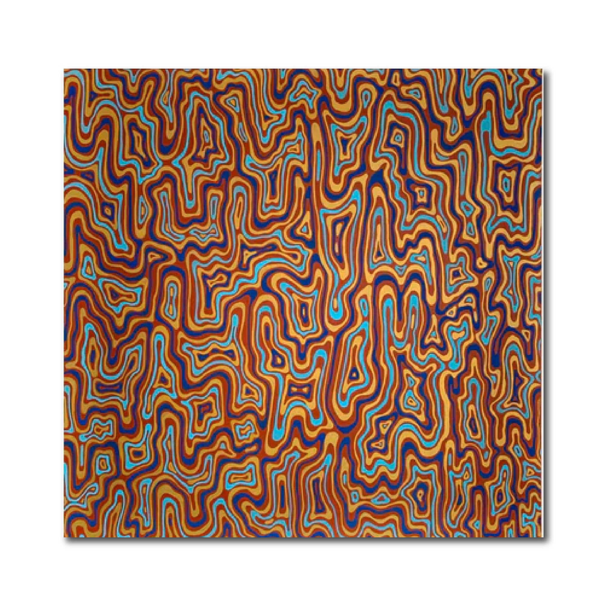 Abstract Painting 'OVERTHINKING' (2021) Yigsy Magaly