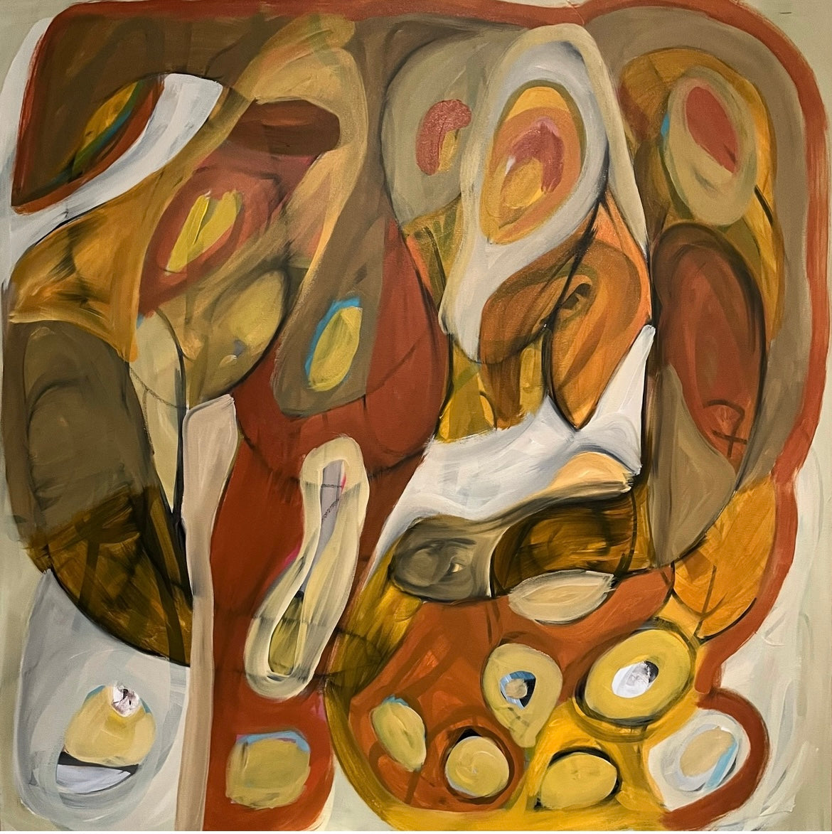 Acrylic 'REACHING OUT' - Acrylic on Canvas John Bacon