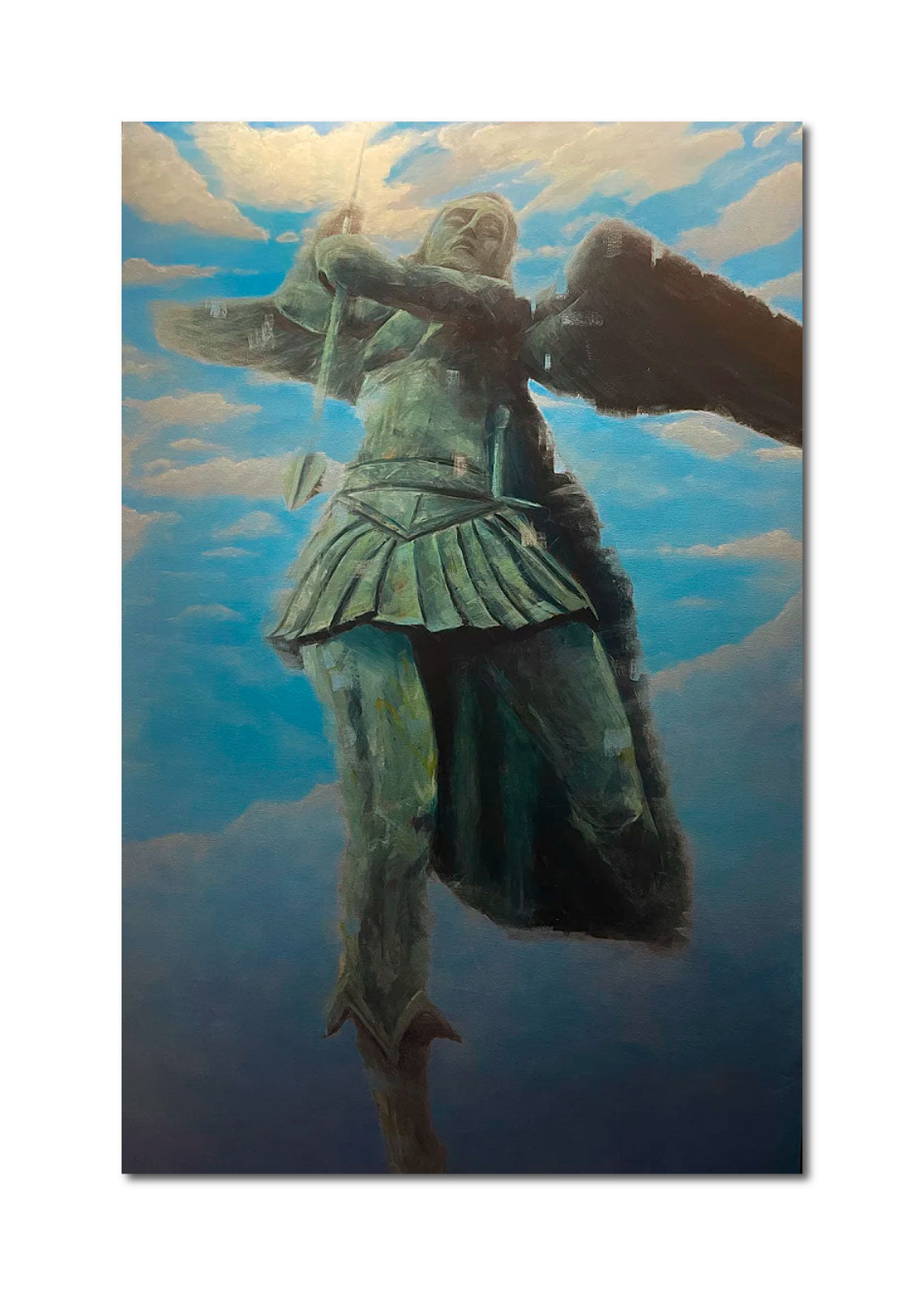 Figurative Oil Painting 'TAXIARCH' - Oil on Canvas Bryan Trainor