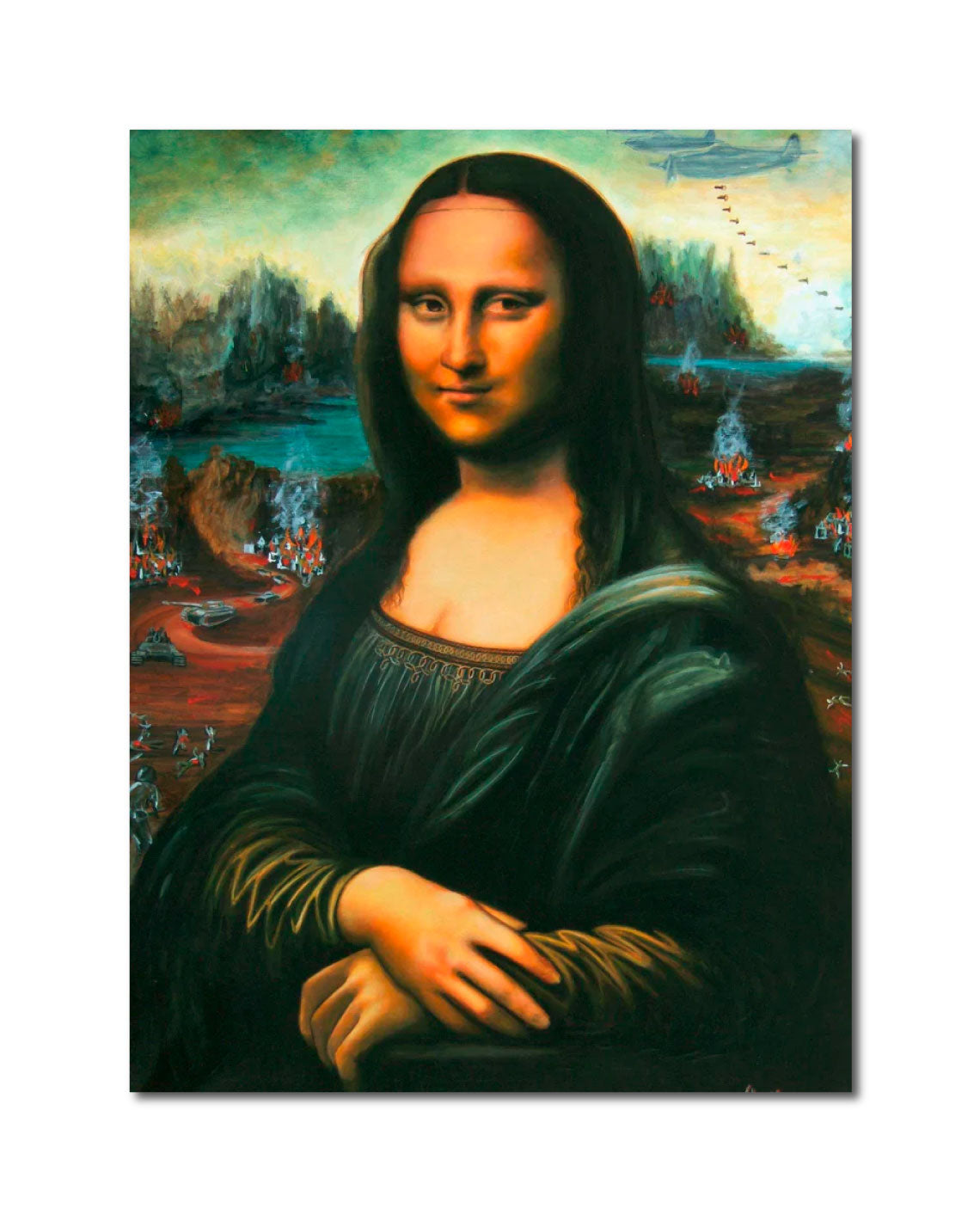 Acrylic 'TÉLESCOPAGE' - Acrylic painting on canvas Aldéhy