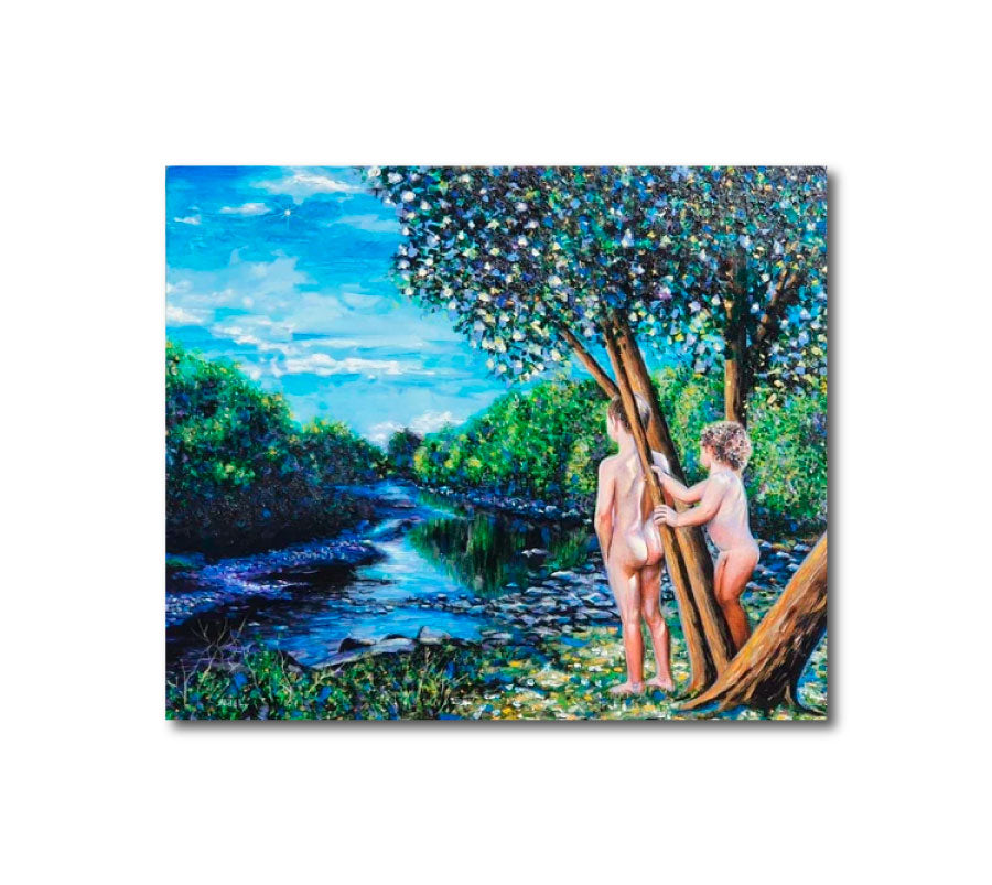 'TERRE HÉRITÉE' - Acrylic on Wood Aldéhy