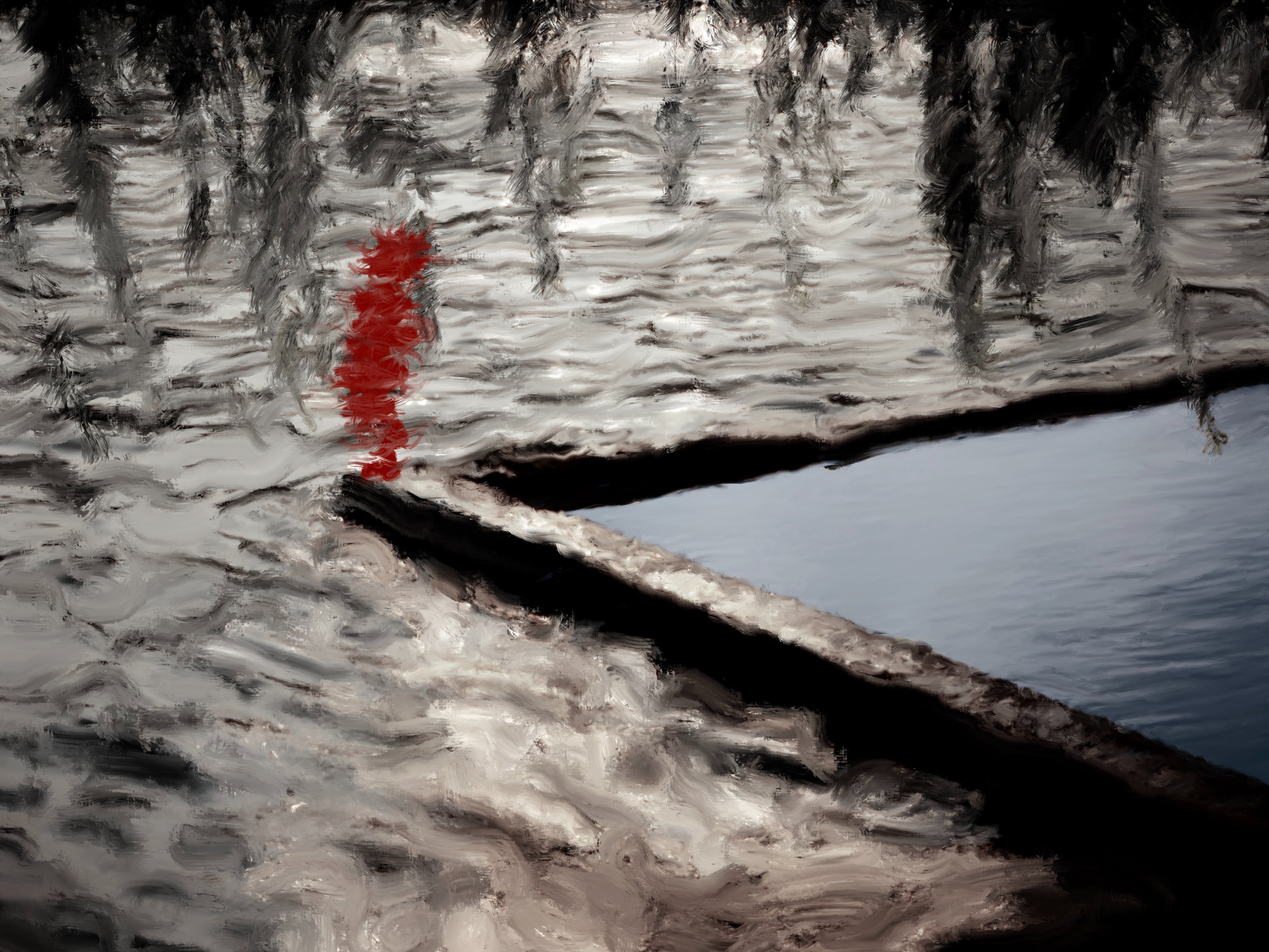 Digital Painting 'THE EVER-CHANGING TIDES OF TIME SHAPE THE VAST EXPANSE.' NO.03 Li Zheng