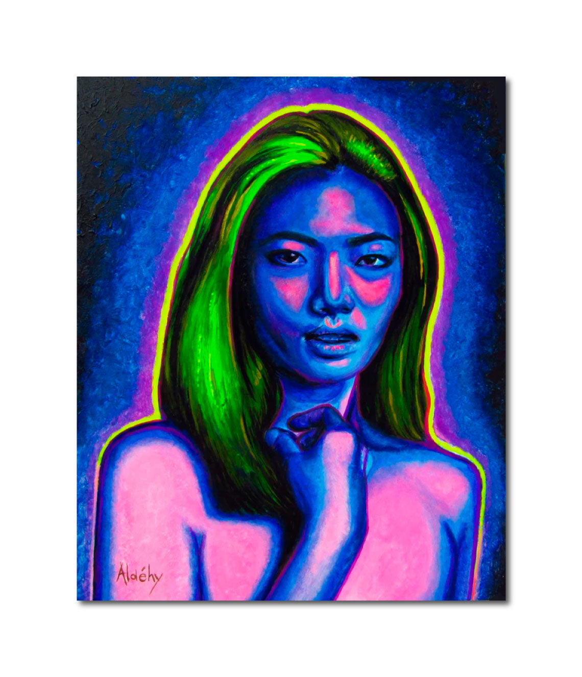 'VENUS AU COUCHANT' - Acrylic painting on komacel Aldéhy