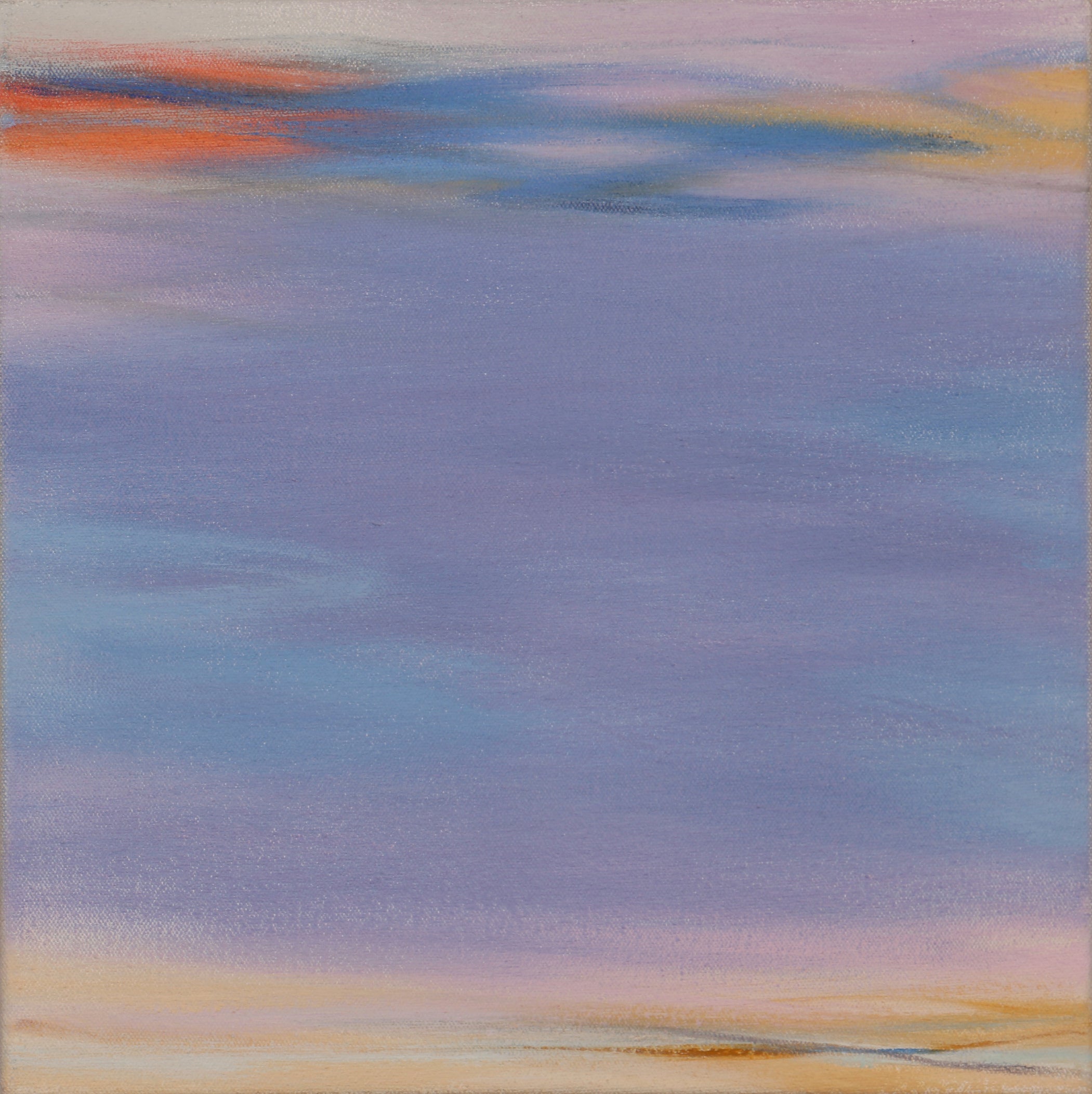 Abstract Oil 'WAVES' oil on canvas Robert Melzmuf