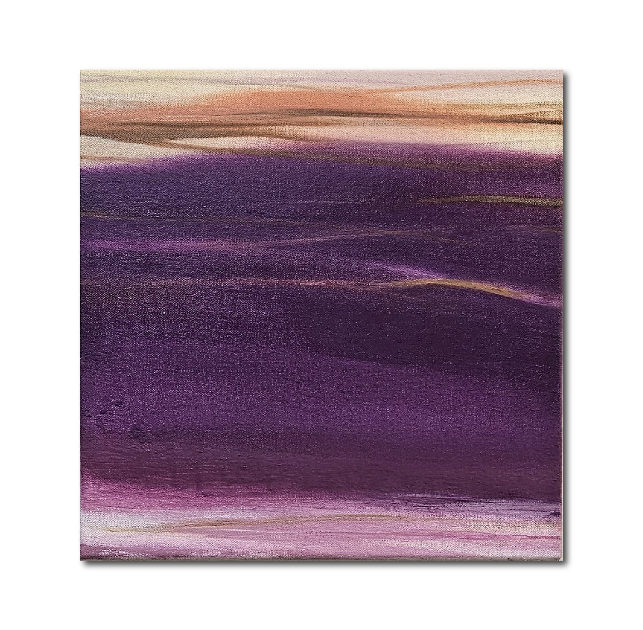 Abstract Oil 'WAVES' oil on canvas Robert Melzmuf