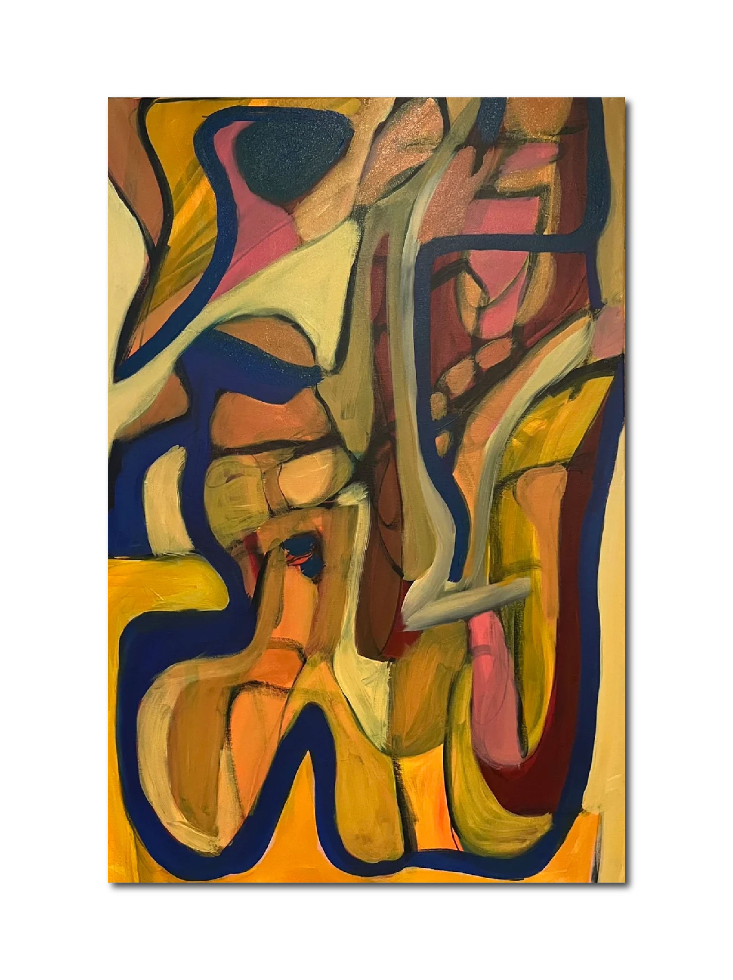 Acrylic 'INTERTWINED' - Acrylic on Canvas John Bacon