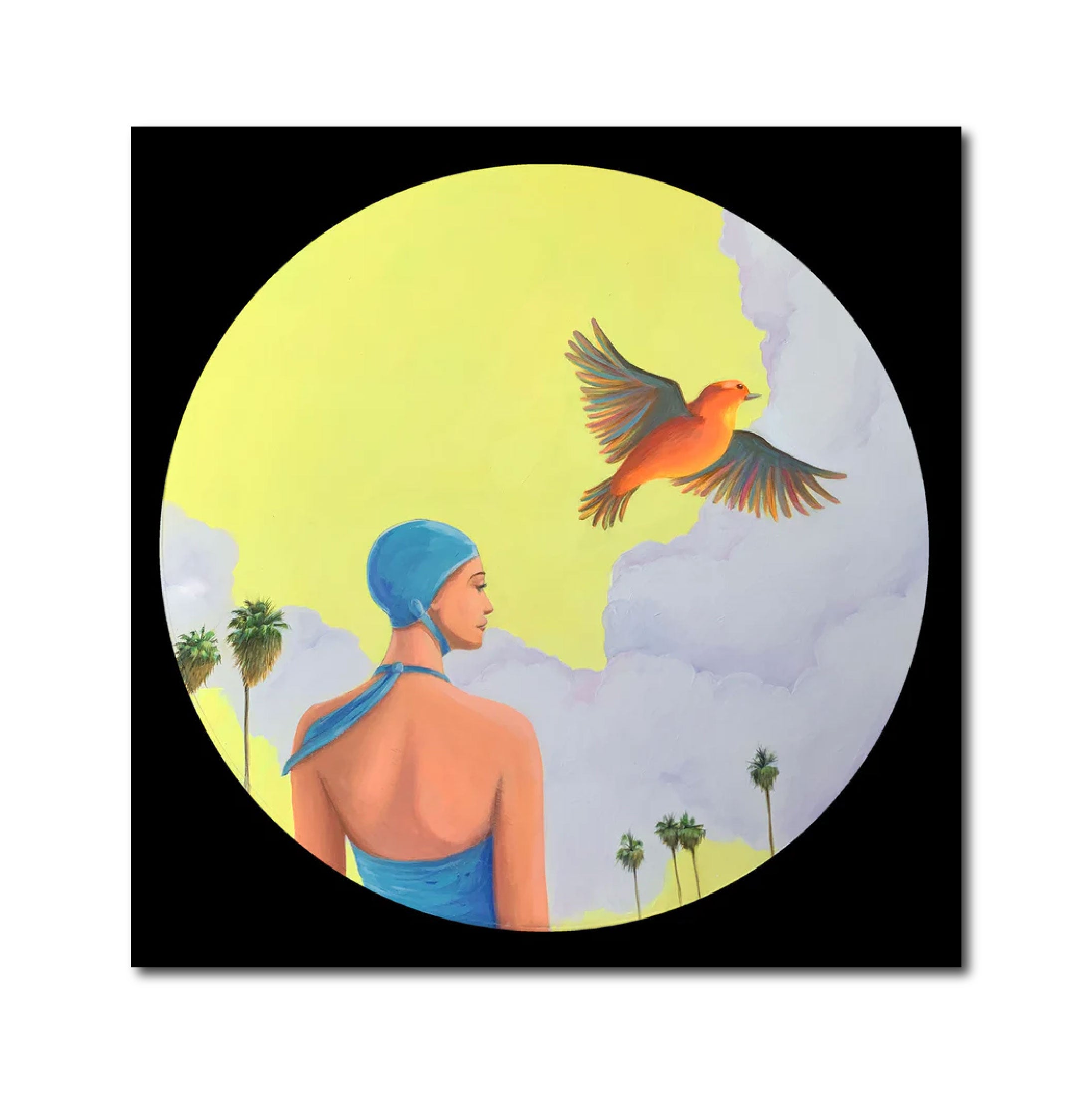 Acrylic 'WHAT WE SEE BEFORE US' - Acrylic on Wood Panel Leticia Lacy