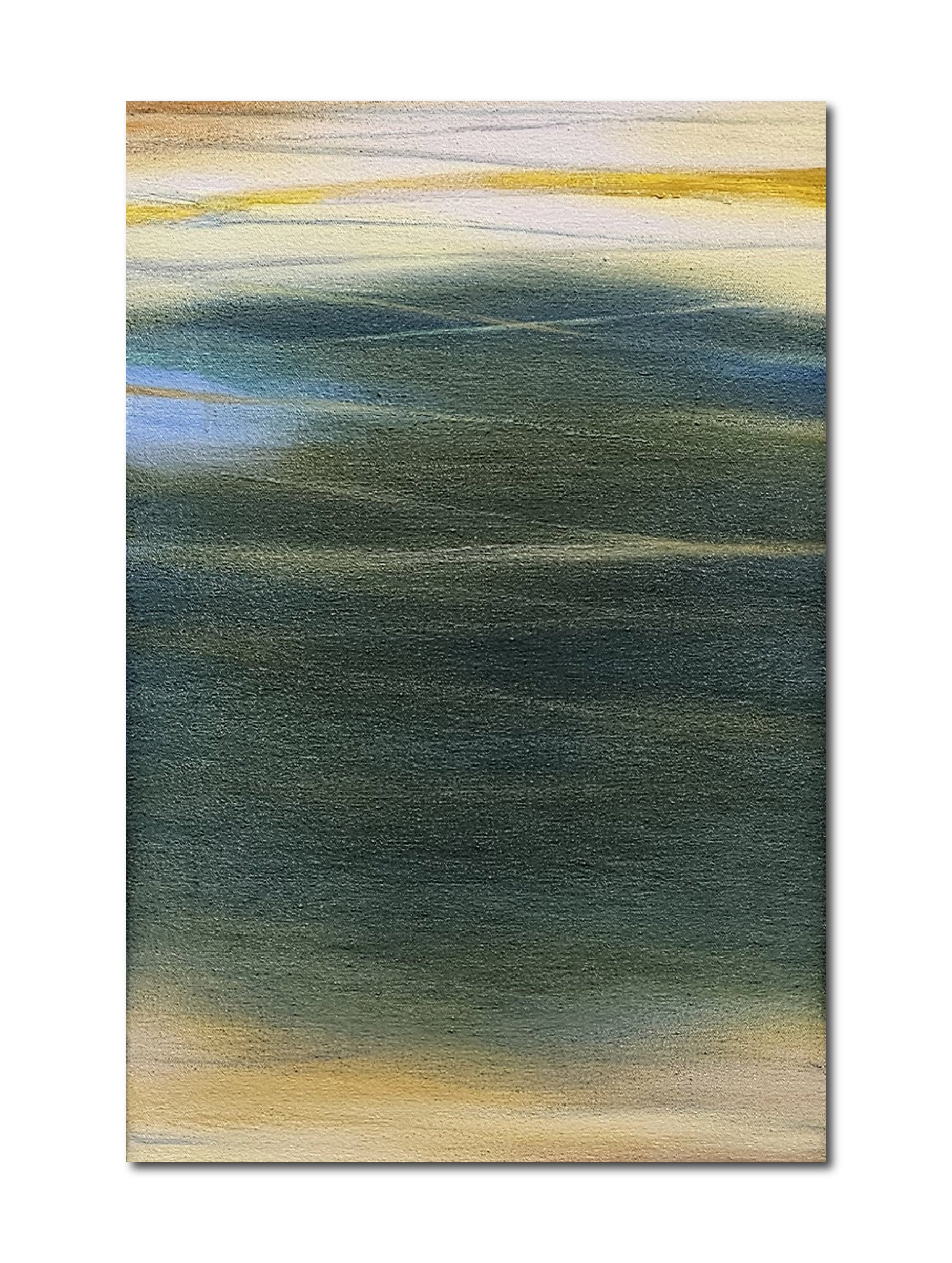 Abstract Oil 'WAVES' Oil on Canvas Robert Melzmuf