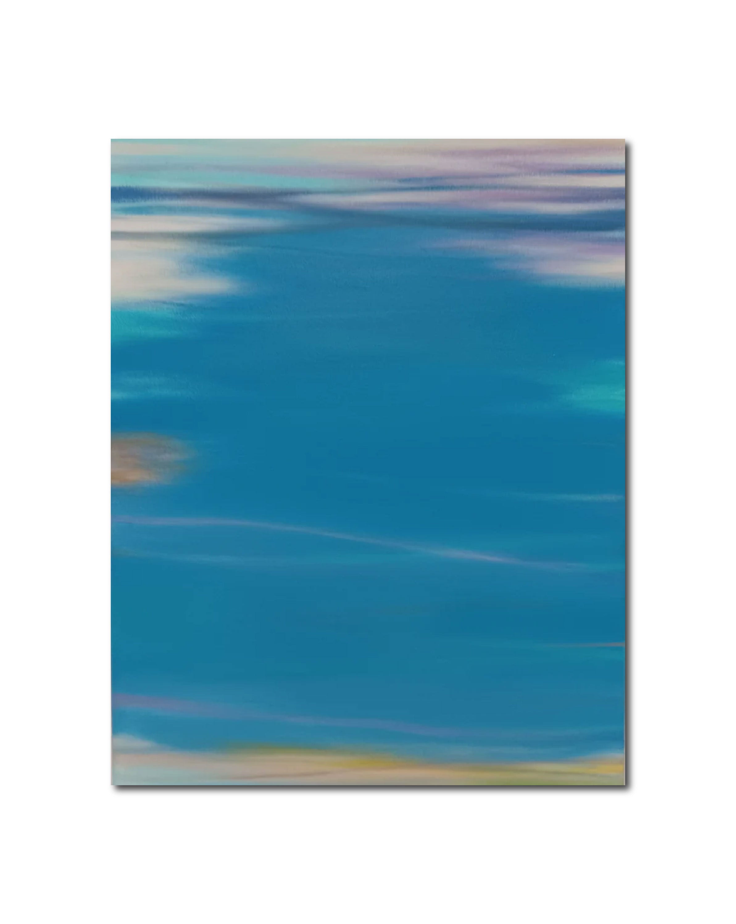 Abstract Oil 'WAVES #84' oil on canvas Robert Melzmuf